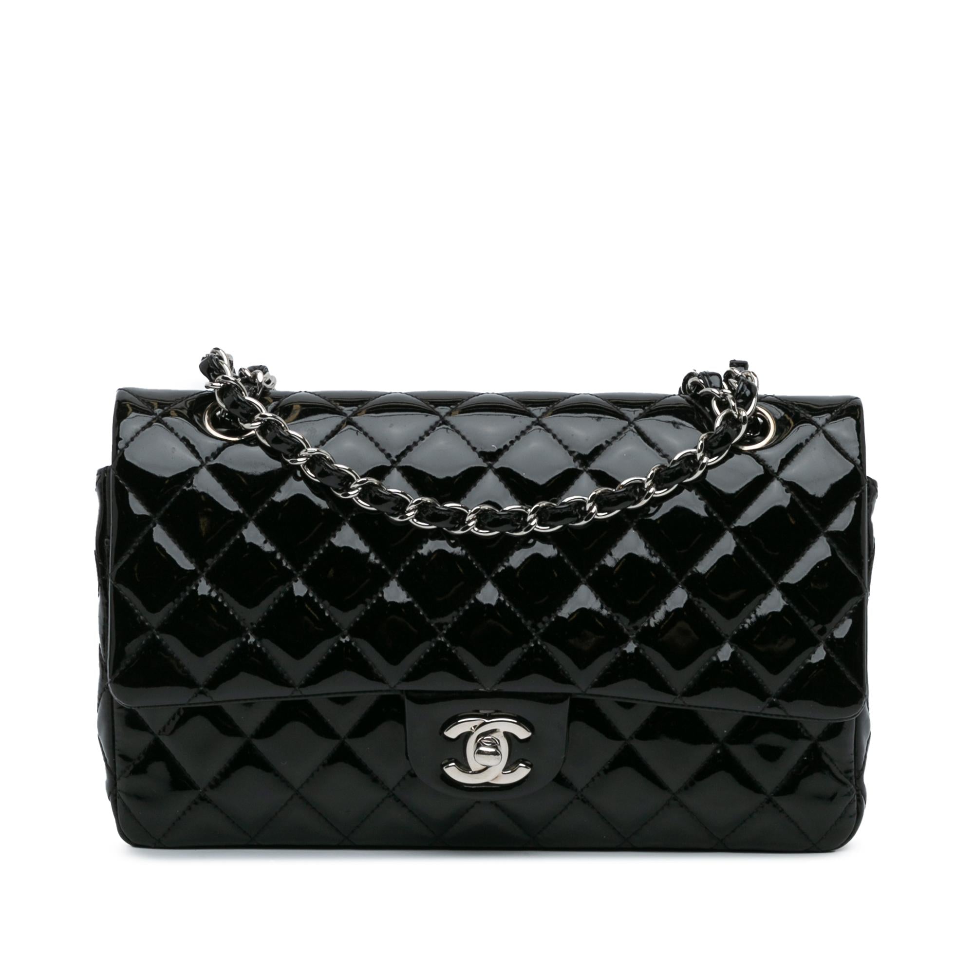 Chanel Medium Classic Patent Double Flap
