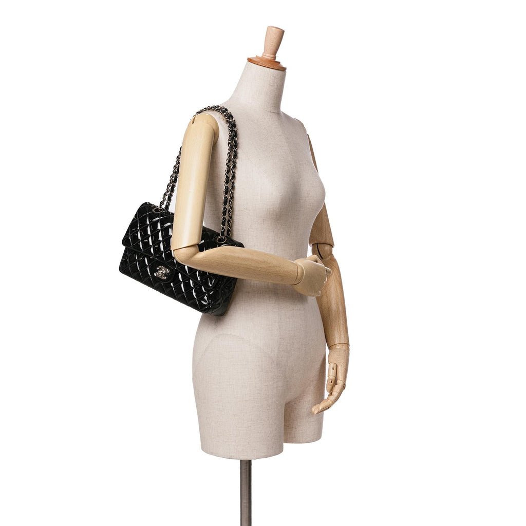 Chanel Medium Classic Patent Double Flap