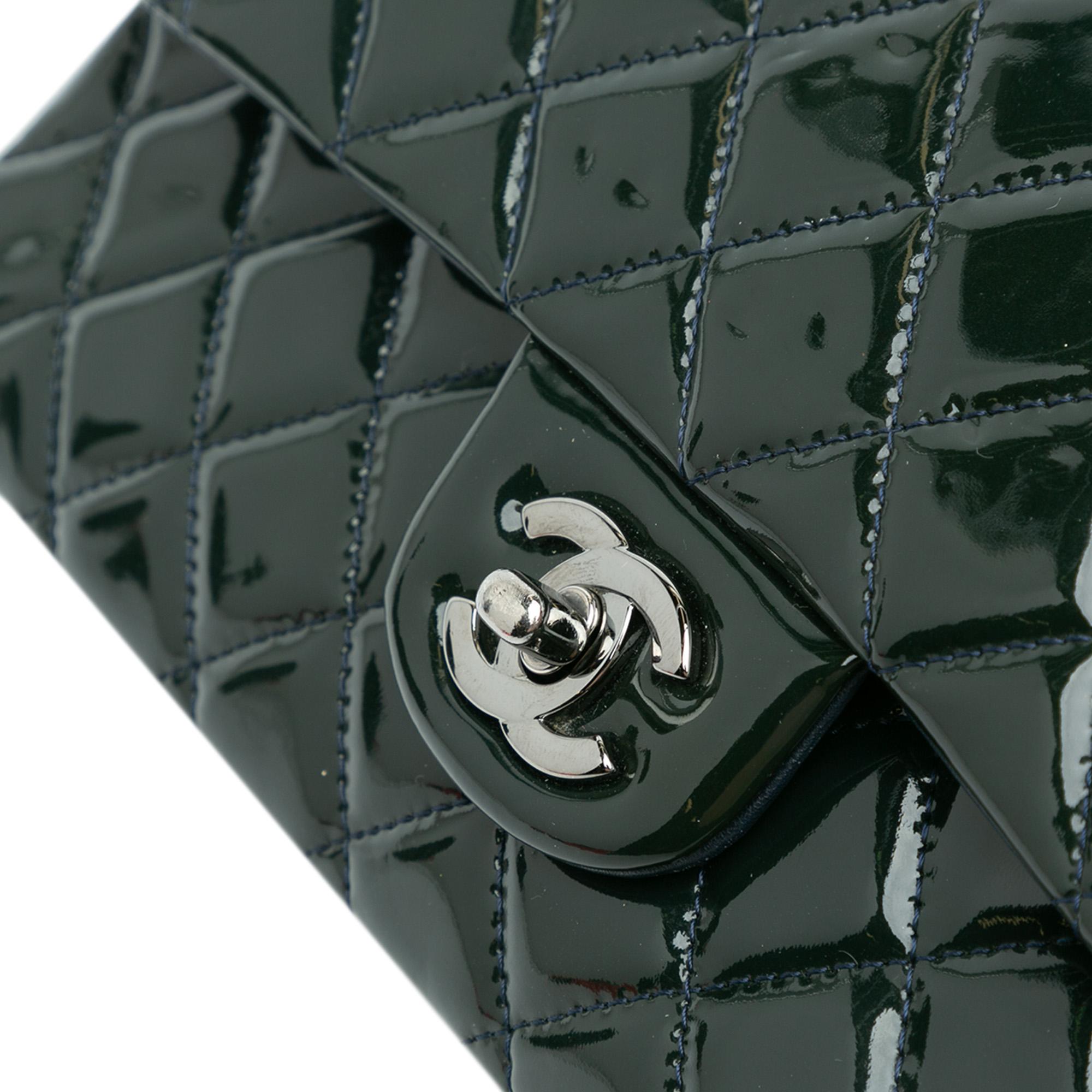 Chanel Medium Classic Patent Double Flap
