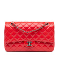 Chanel Medium Classic Patent Double Flap