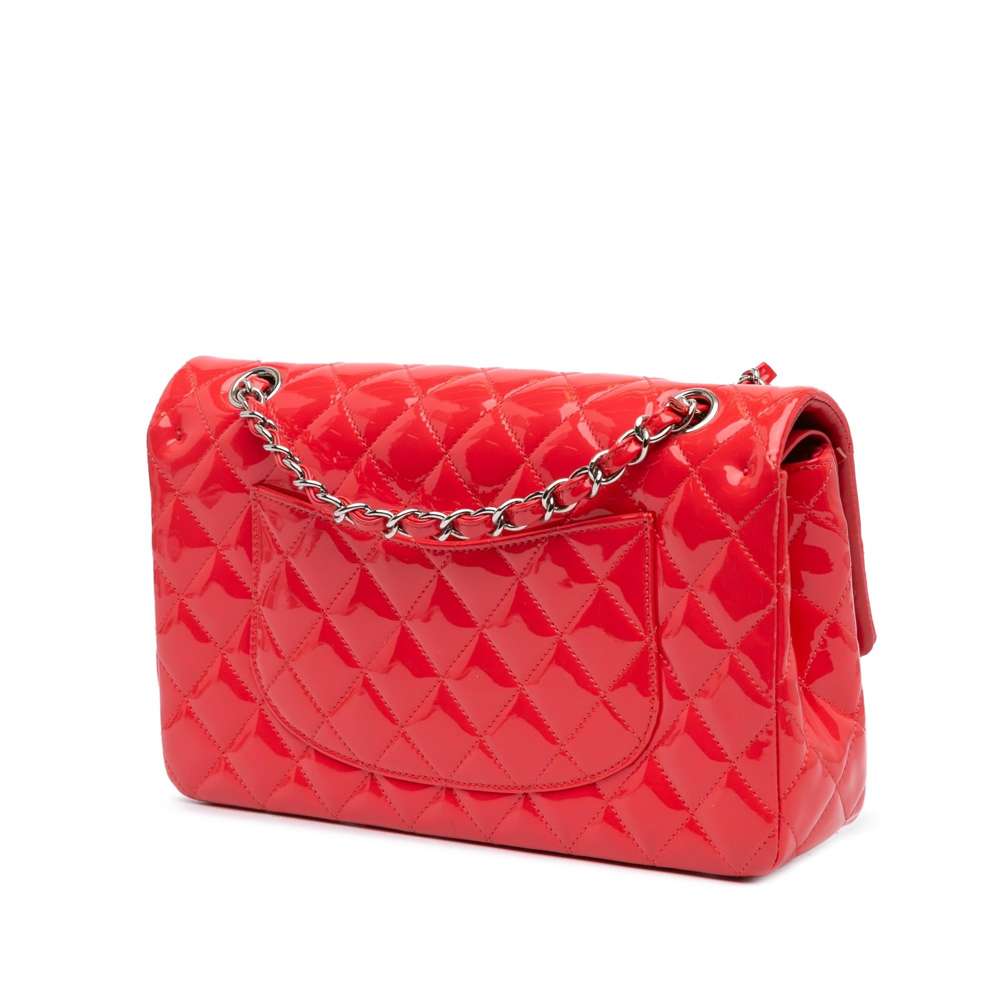 Chanel Medium Classic Patent Double Flap