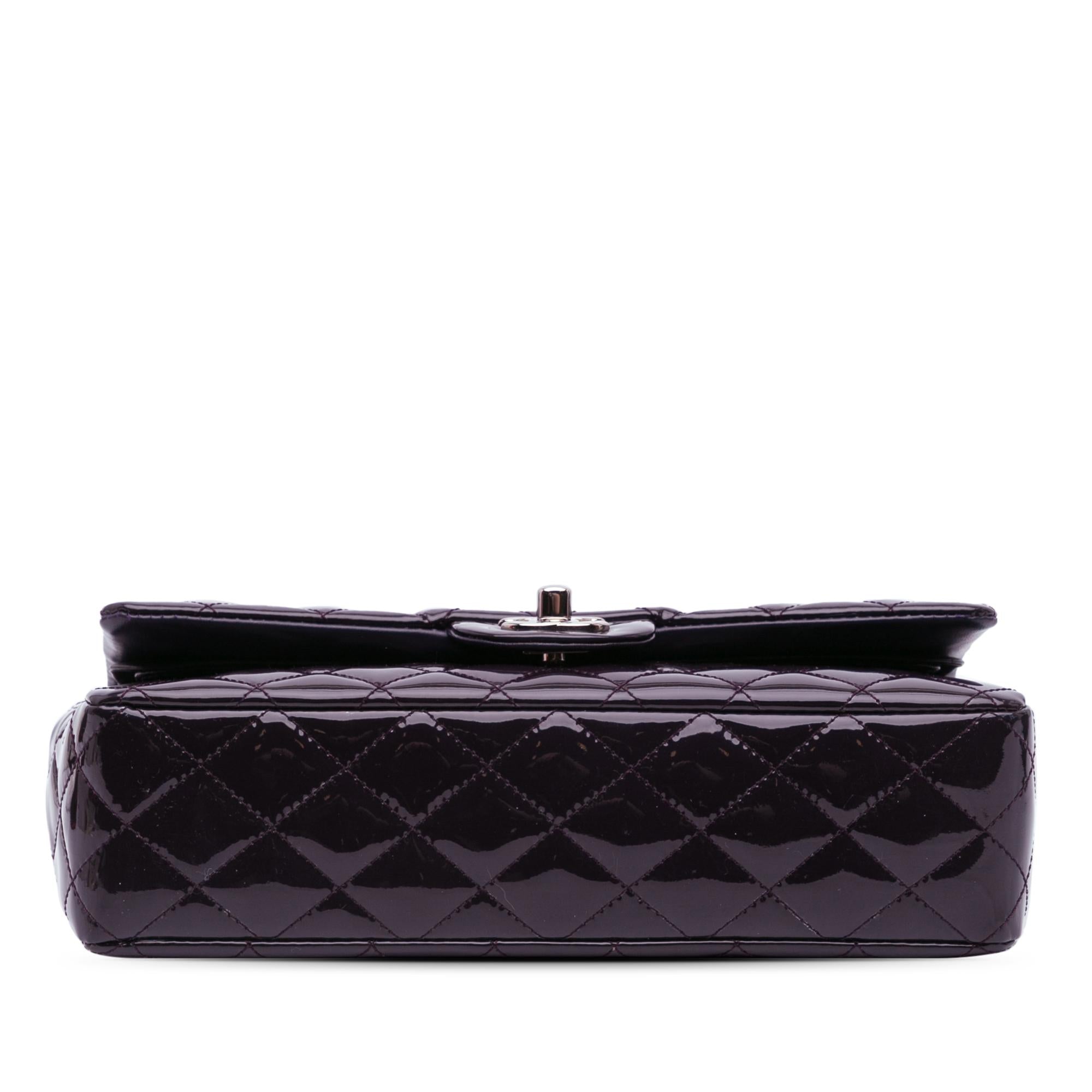 Chanel Medium Classic Patent Double Flap