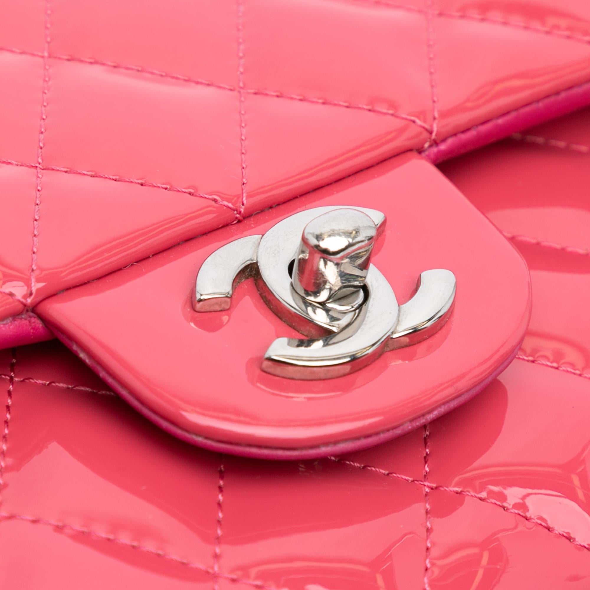 Chanel Medium Classic Patent Double Flap