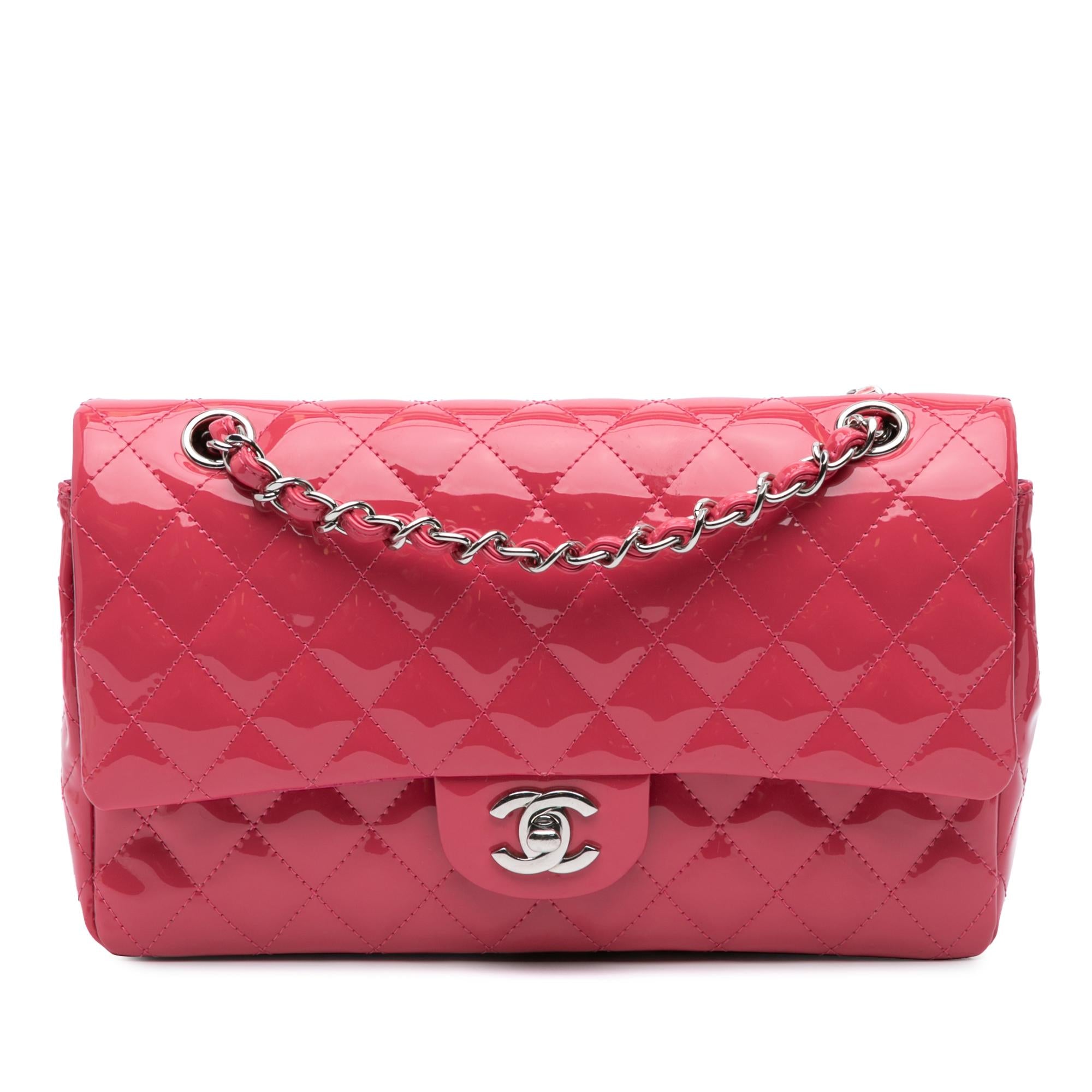 Chanel Medium Classic Patent Double Flap