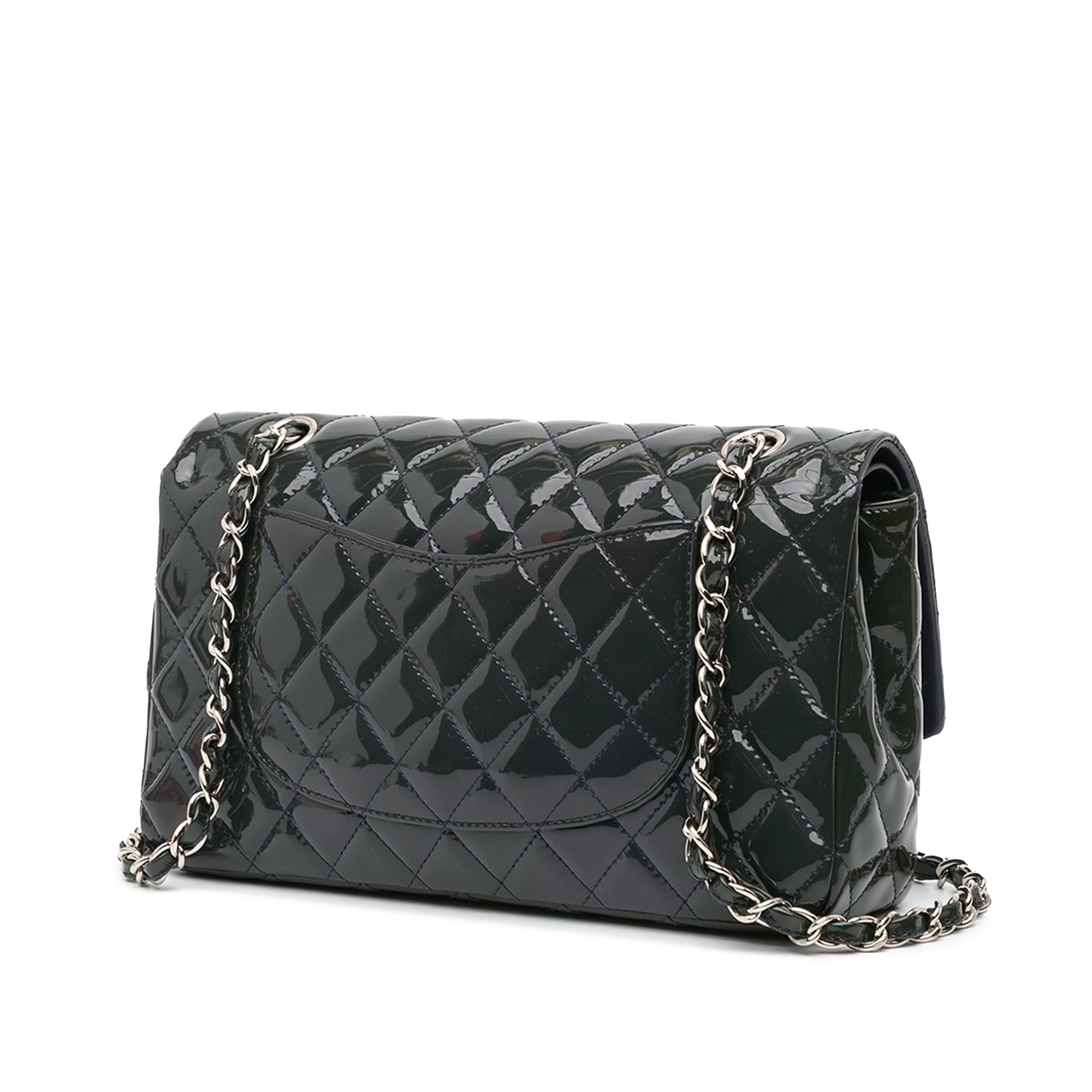 Chanel Medium Classic Patent Double Flap