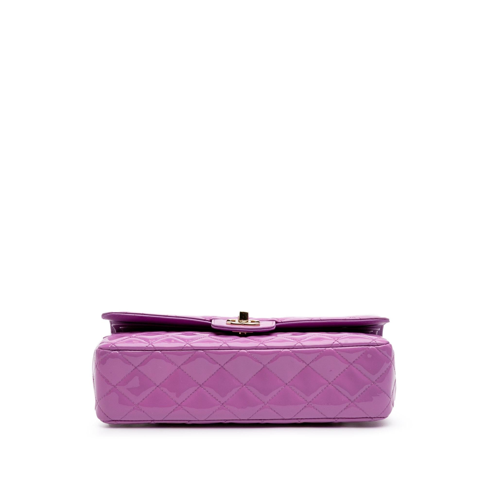 Chanel Medium Classic Patent Double Flap