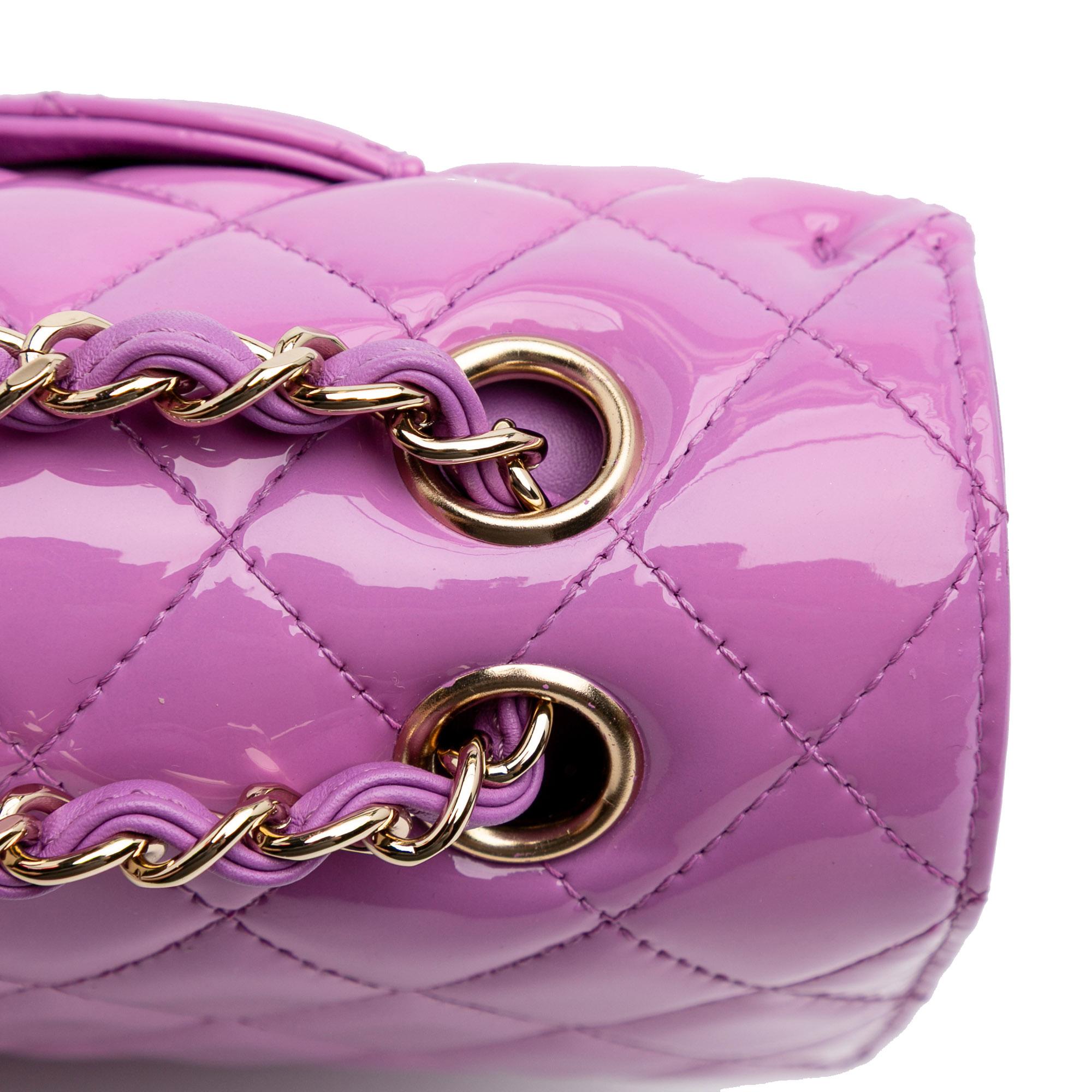 Chanel Medium Classic Patent Double Flap
