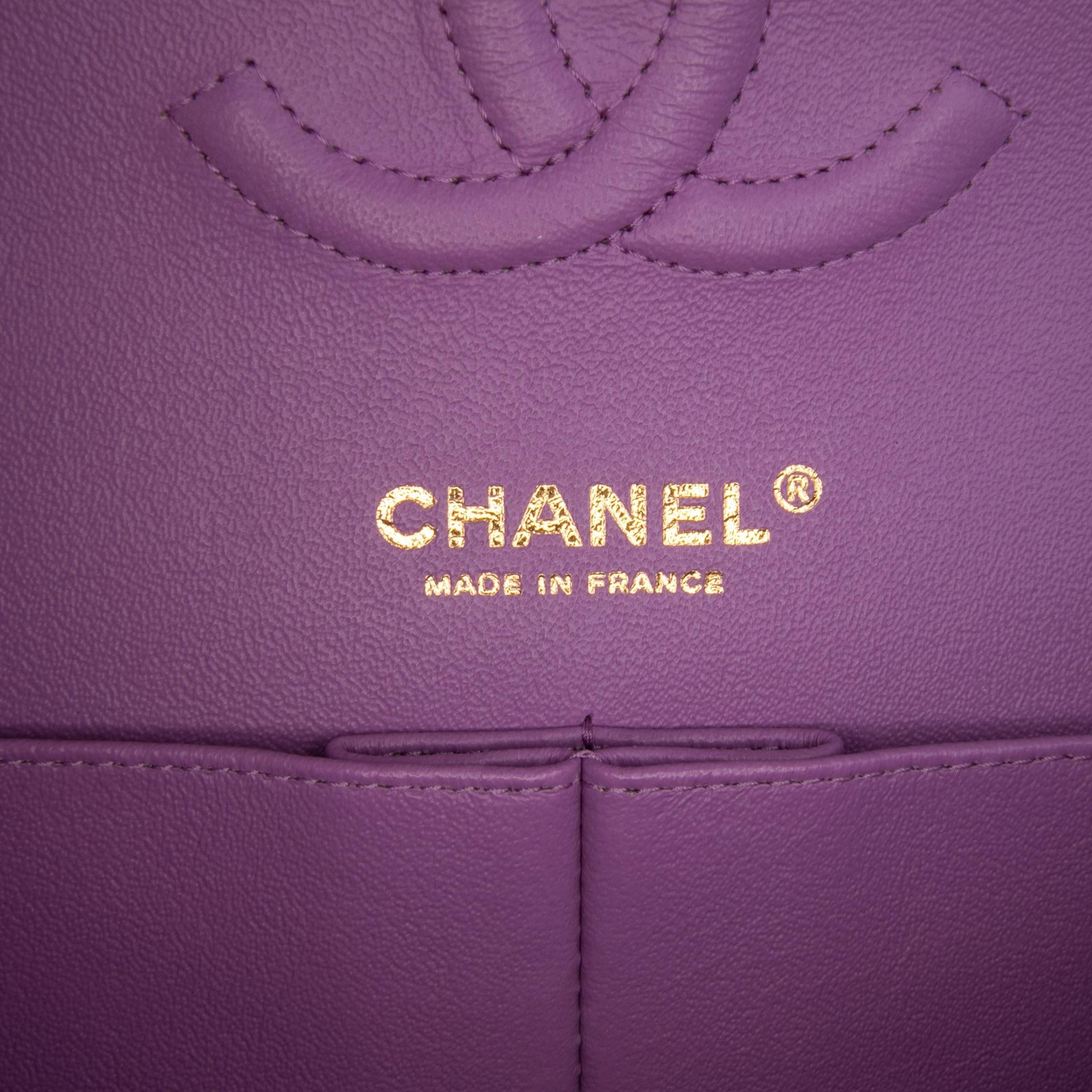 Chanel Medium Classic Patent Double Flap