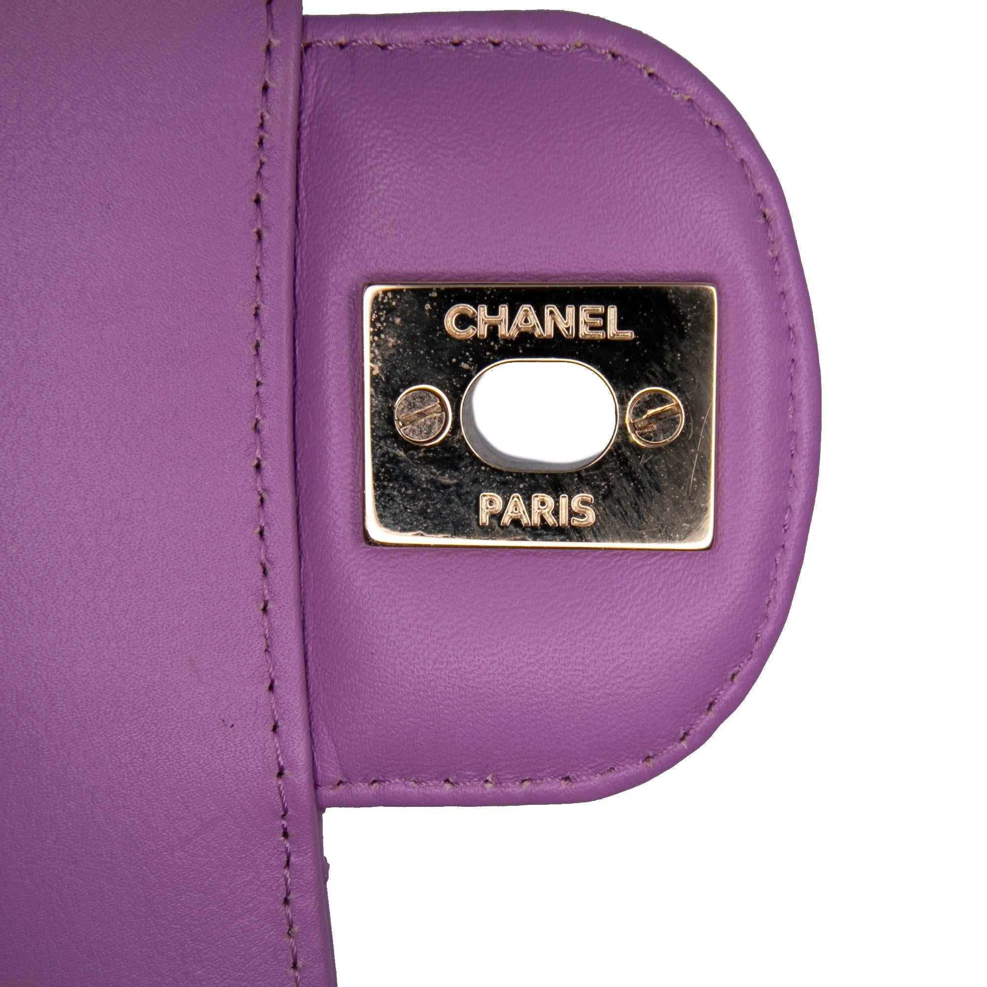 Chanel Medium Classic Patent Double Flap