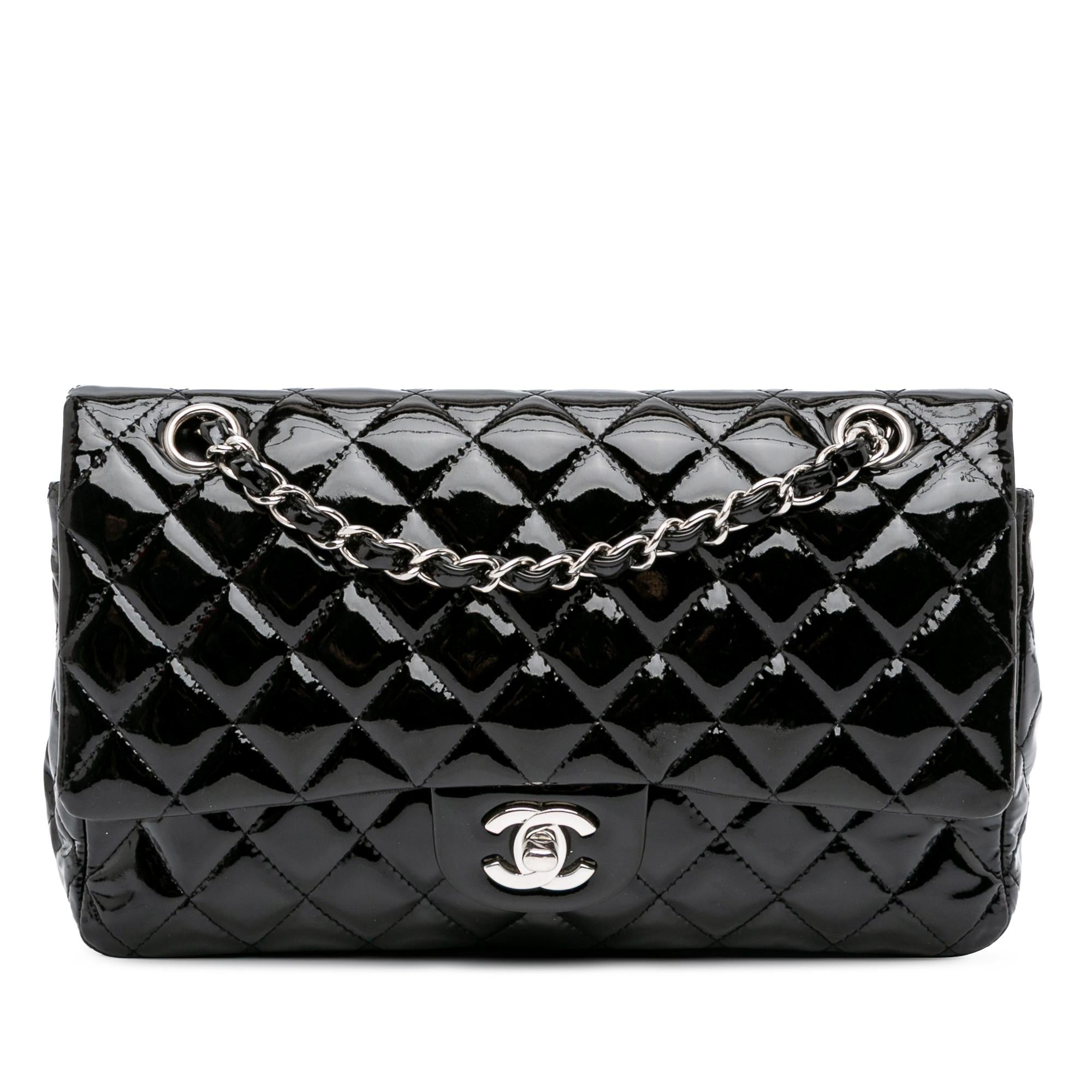 Chanel Medium Classic Patent Double Flap