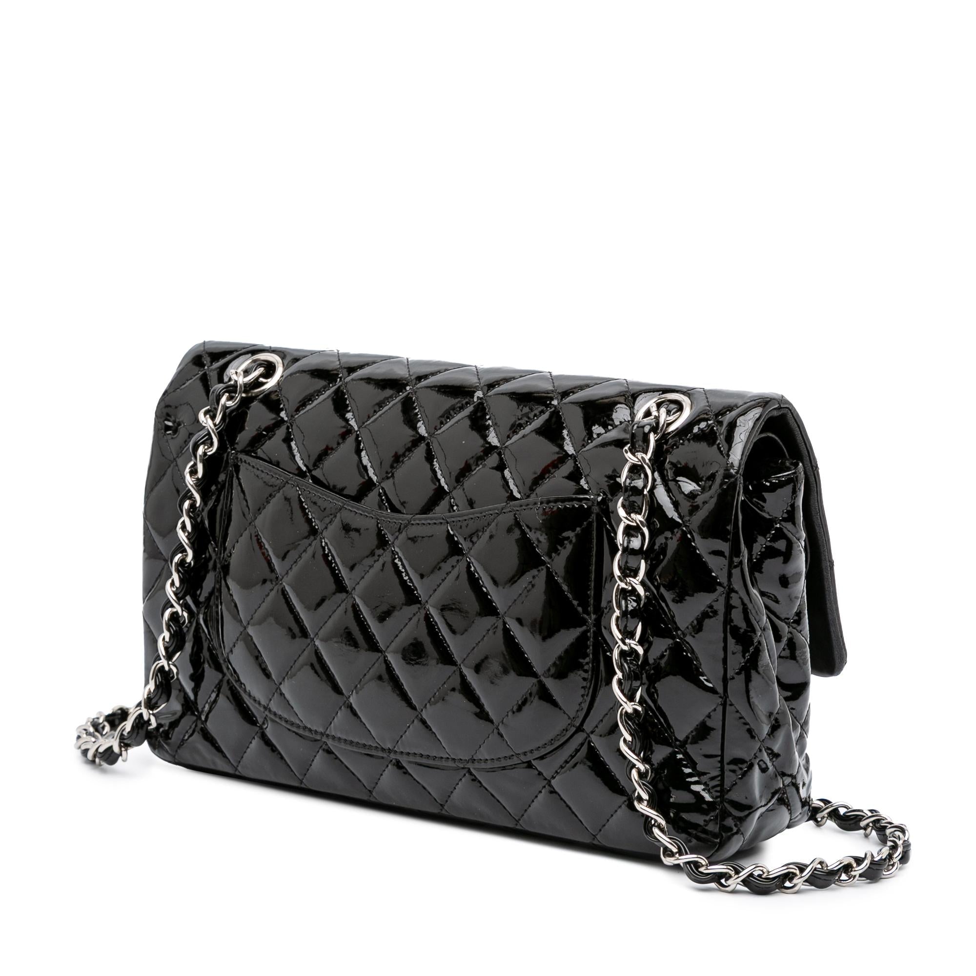 Chanel Medium Classic Patent Double Flap