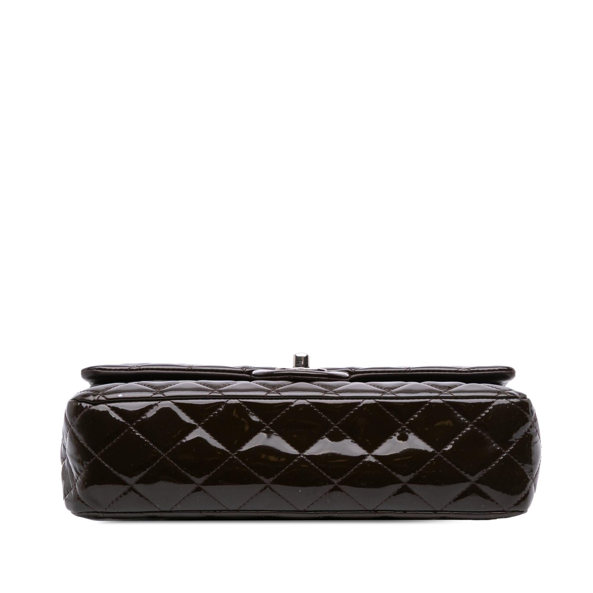Chanel Medium Classic Patent Double Flap