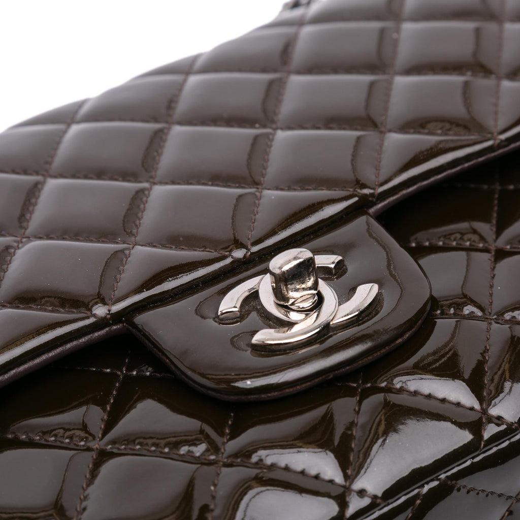 Chanel Medium Classic Patent Double Flap