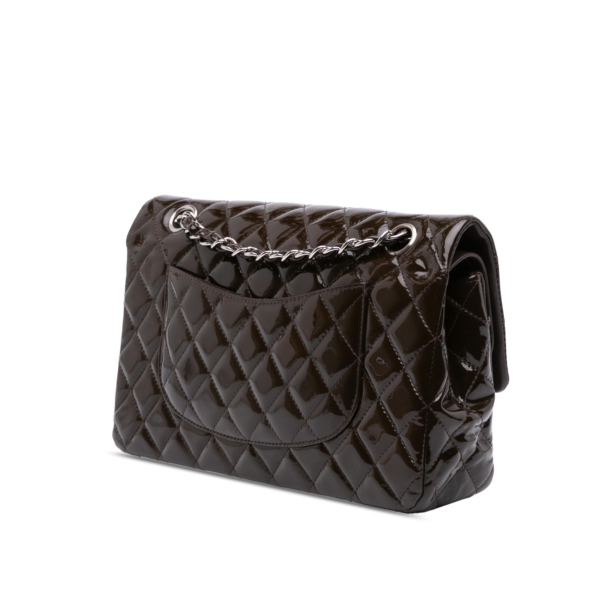 Chanel Medium Classic Patent Double Flap