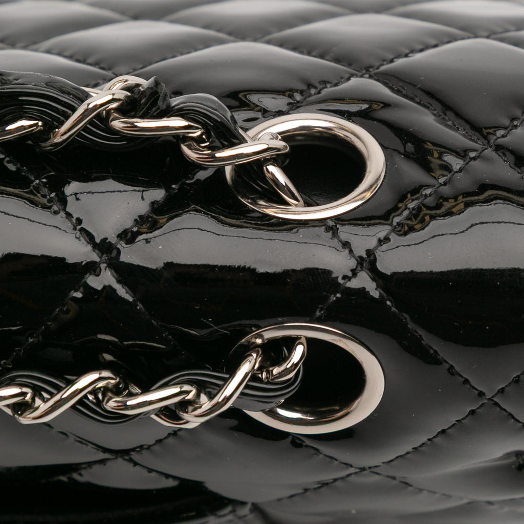 Chanel Medium Classic Patent Double Flap