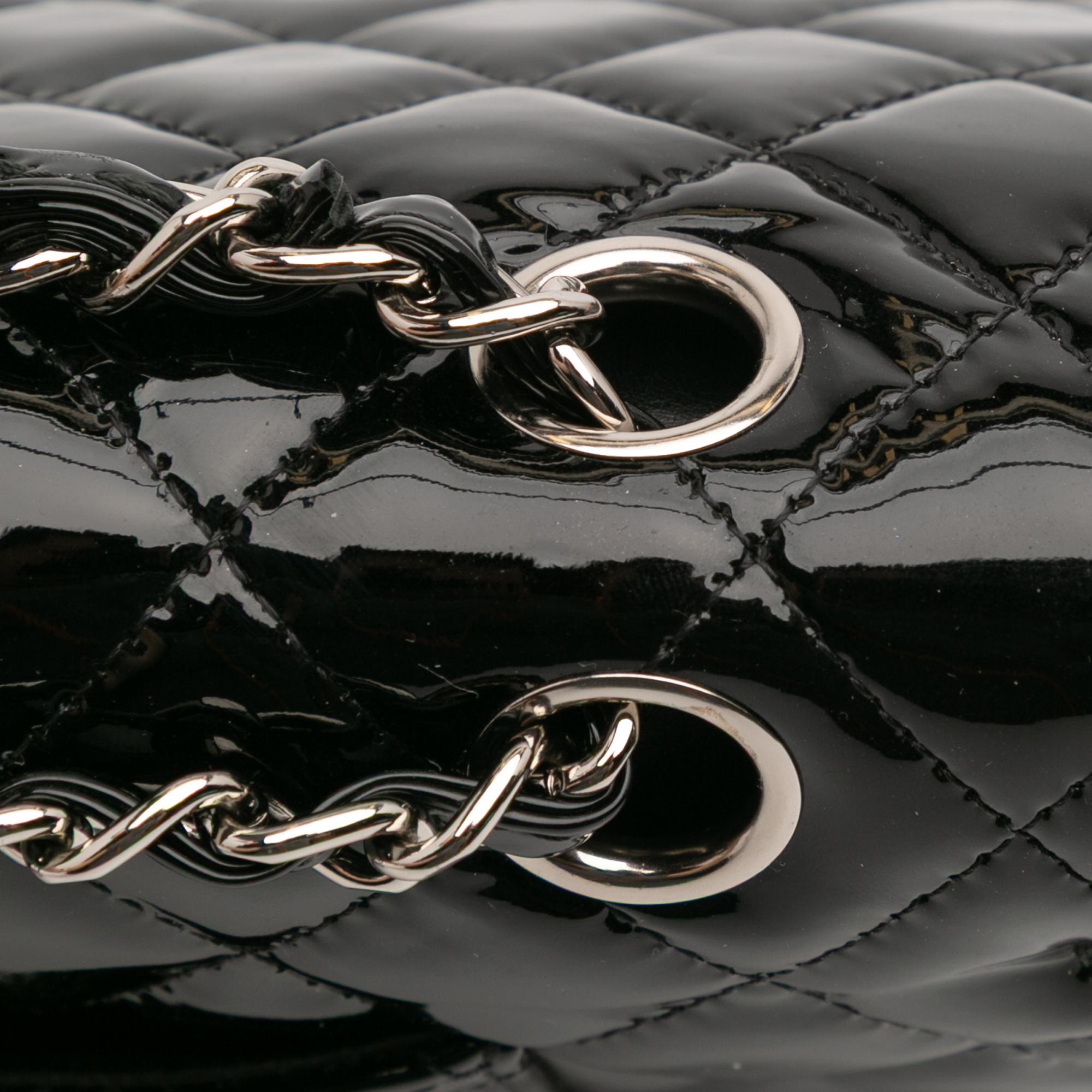 Chanel Medium Classic Patent Double Flap