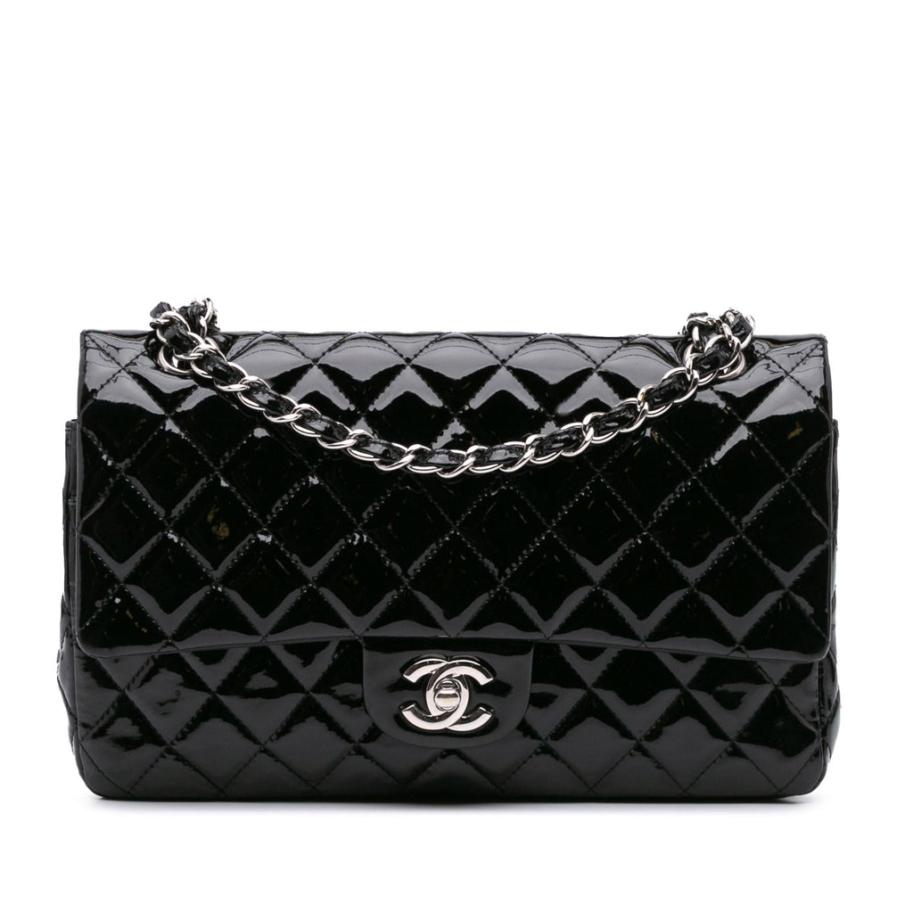 Chanel Medium Classic Patent Double Flap