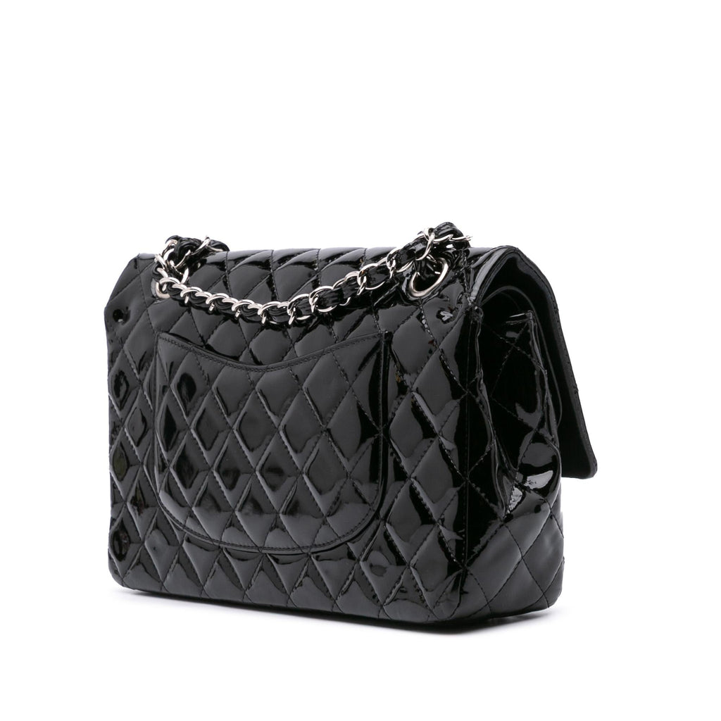 Chanel Medium Classic Patent Double Flap
