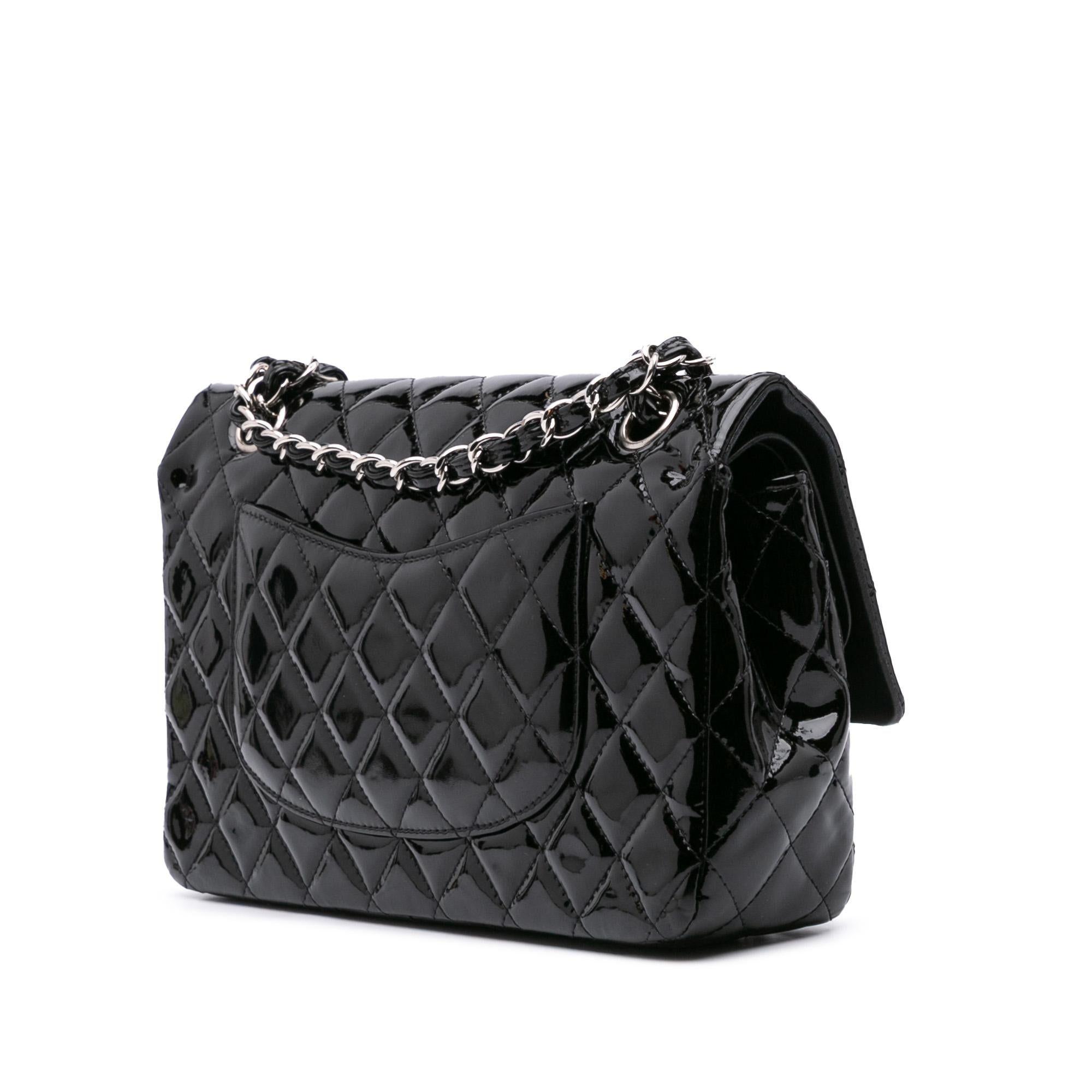 Chanel Medium Classic Patent Double Flap