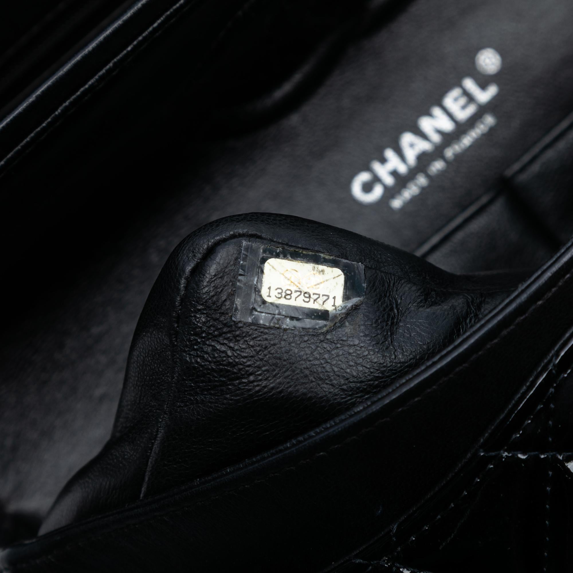 Chanel Medium Classic Patent Double Flap