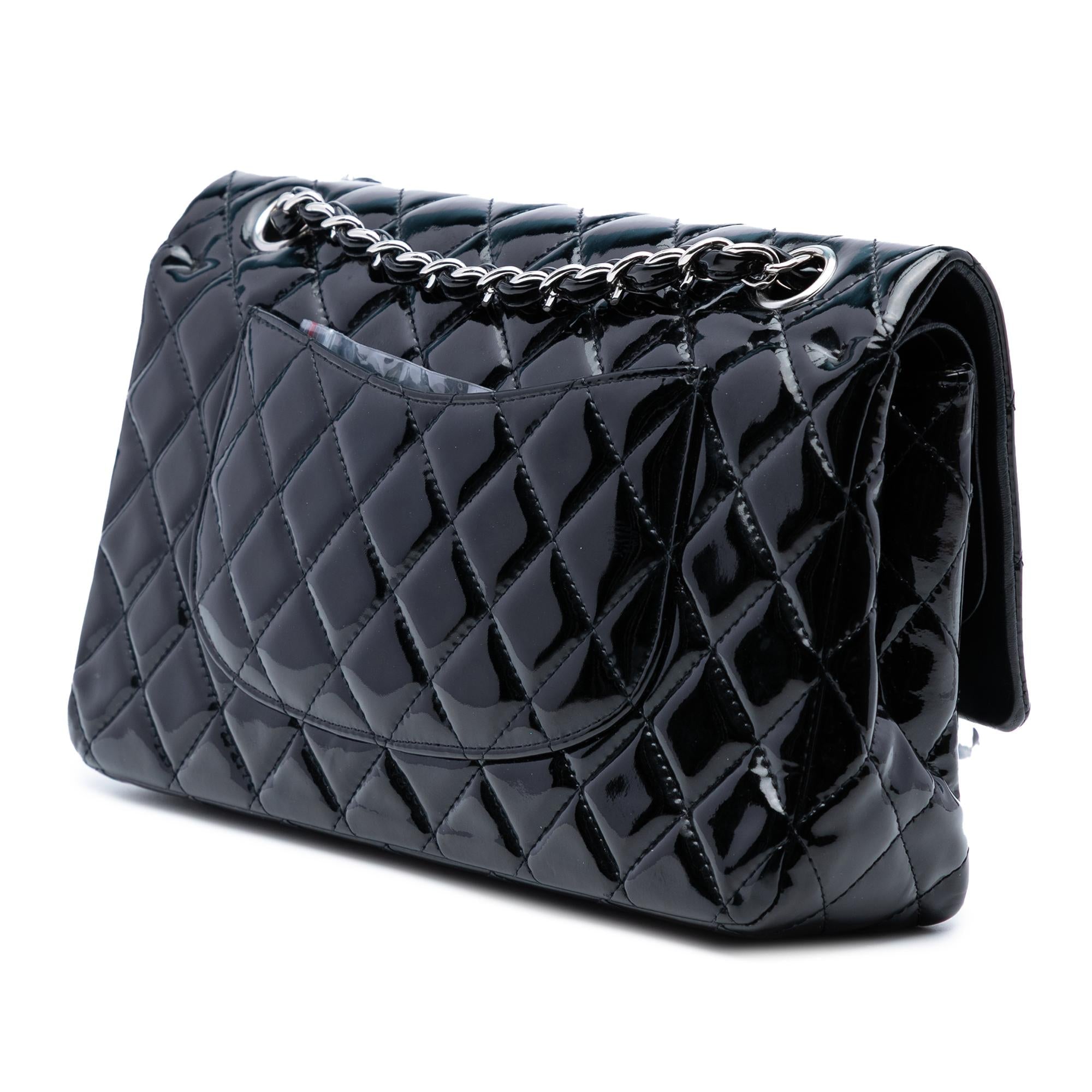 Chanel Medium Classic Patent Double Flap