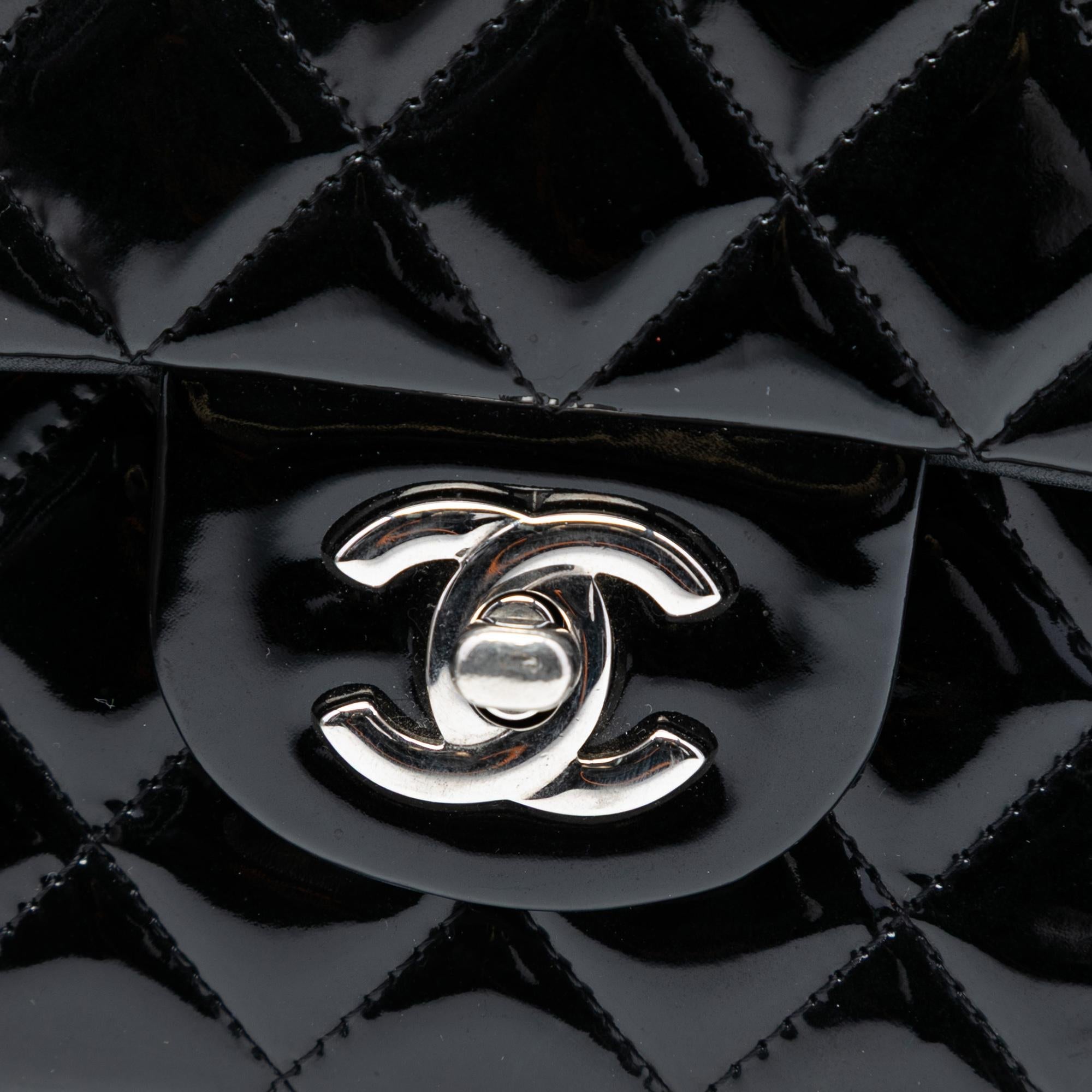 Chanel Medium Classic Patent Double Flap