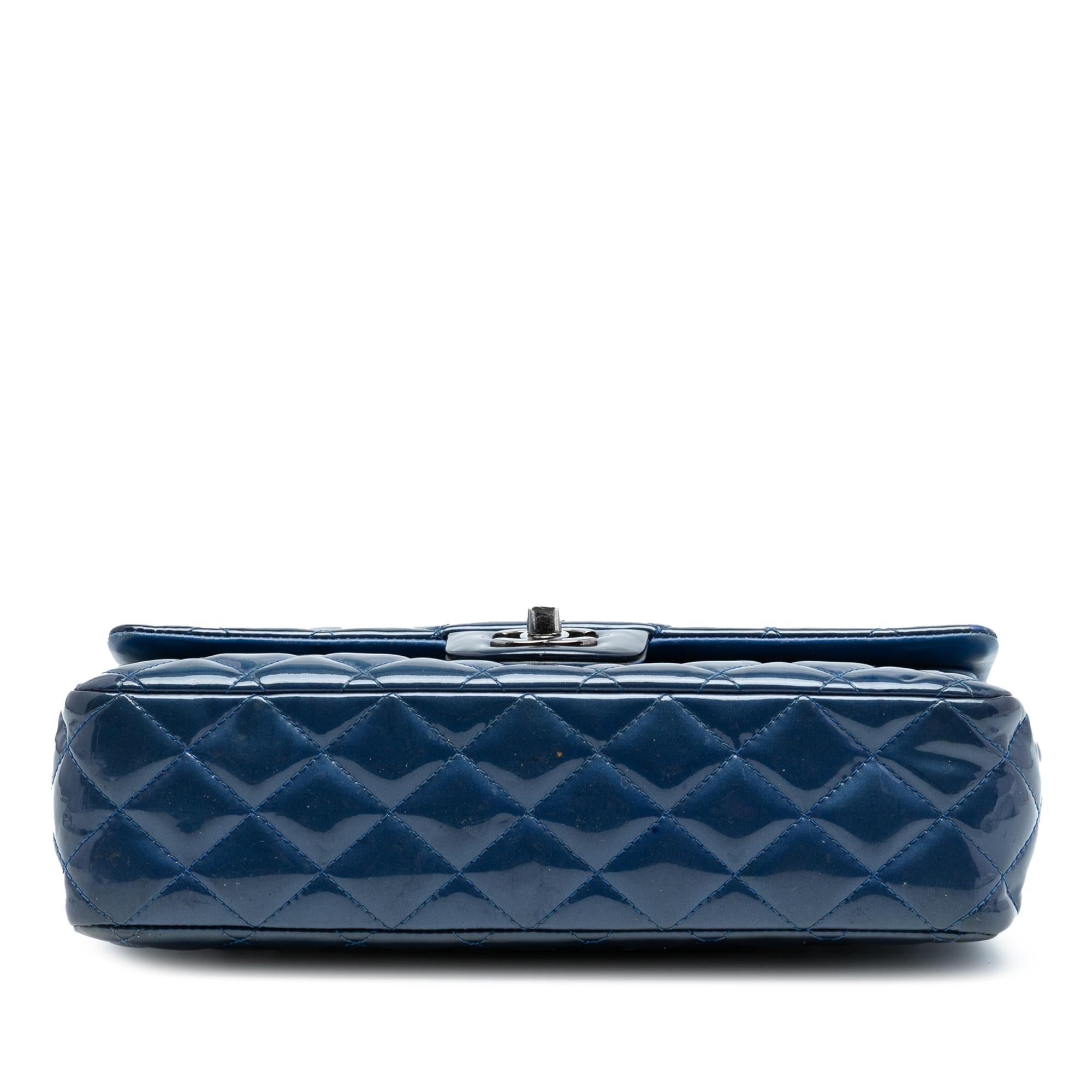 Chanel Medium Classic Patent Double Flap