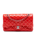 Chanel Medium Classic Patent Double Flap