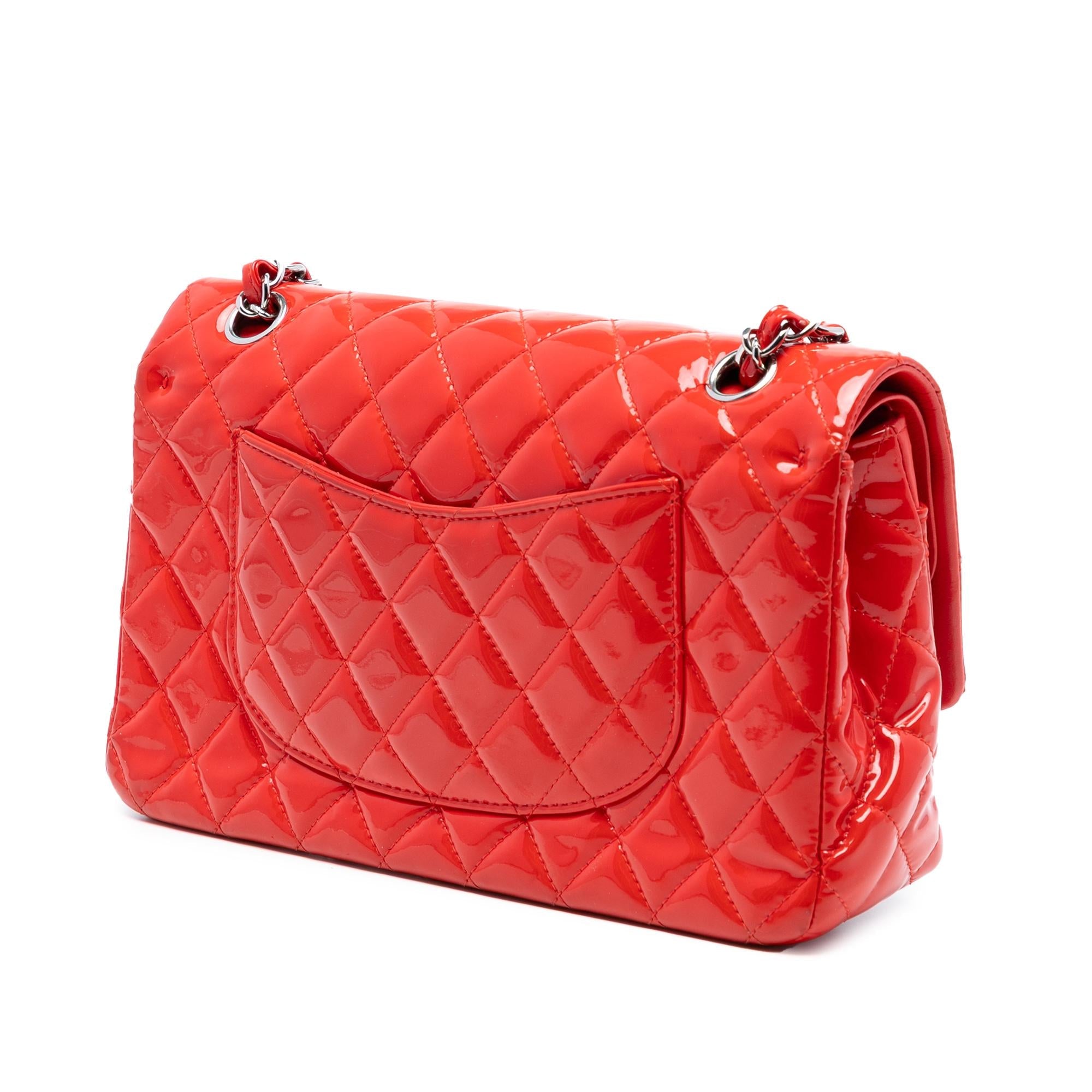 Chanel Medium Classic Patent Double Flap