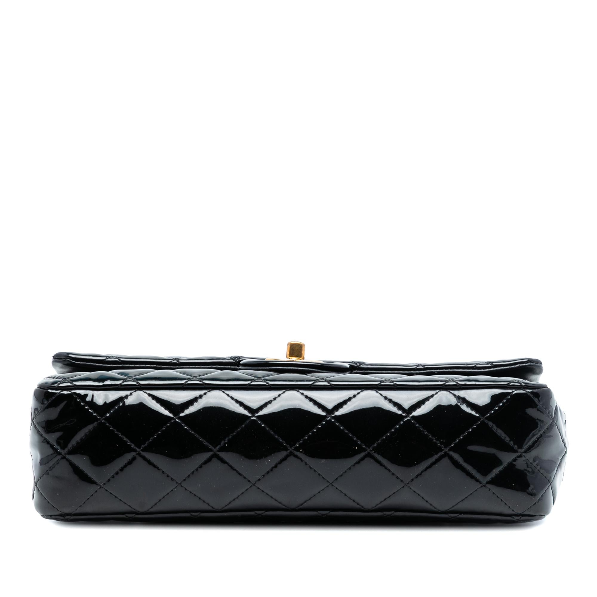 Chanel Medium Classic Patent Double Flap