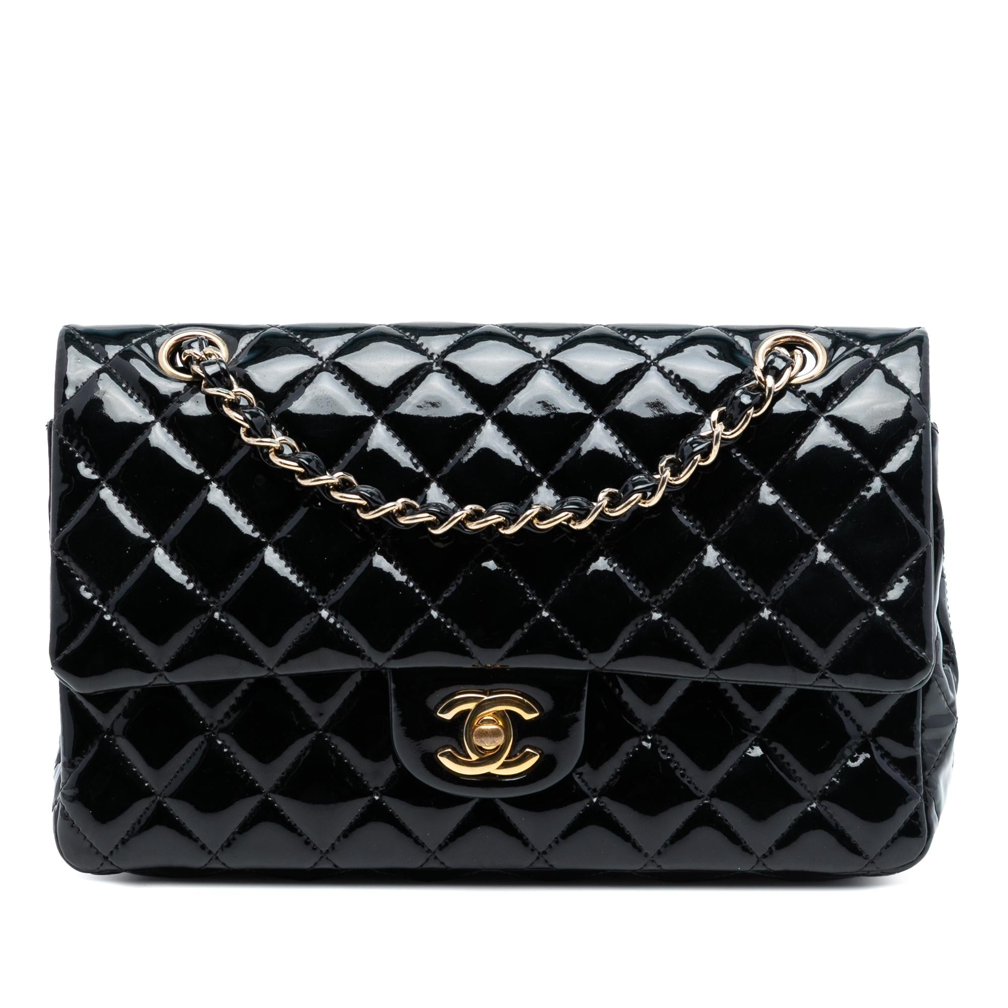 Chanel Medium Classic Patent Double Flap