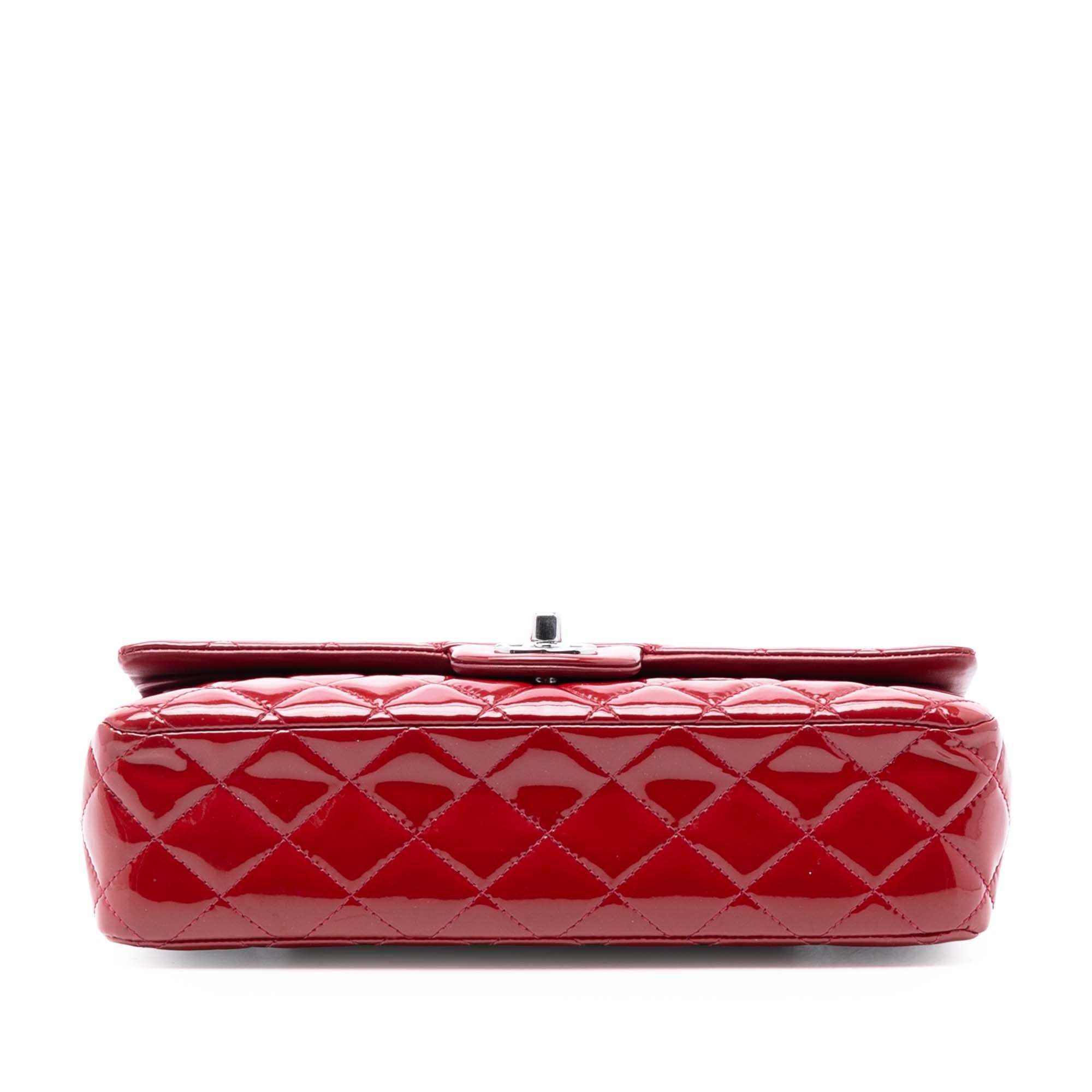 Chanel Medium Classic Patent Double Flap