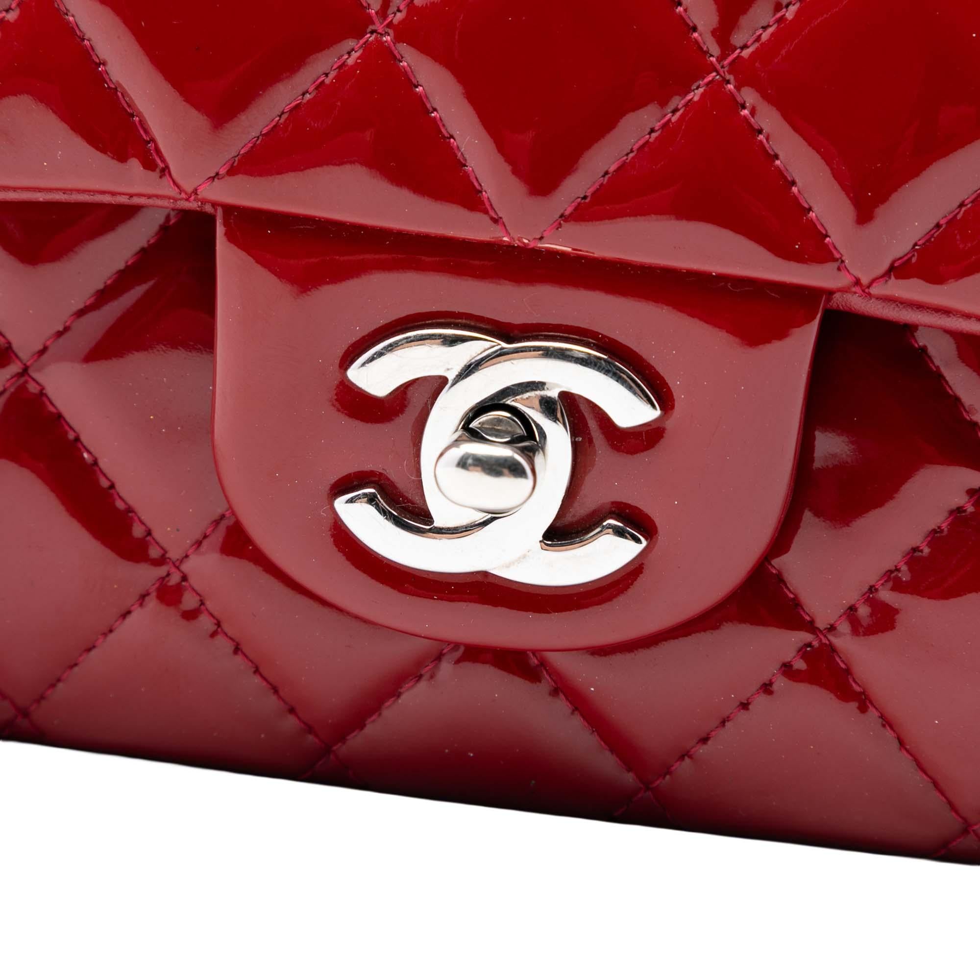 Chanel Medium Classic Patent Double Flap