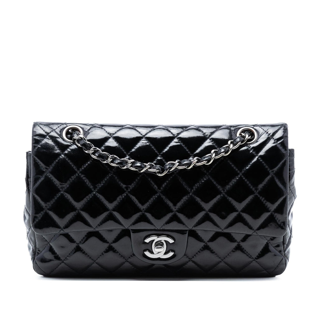 Chanel Medium Classic Patent Double Flap