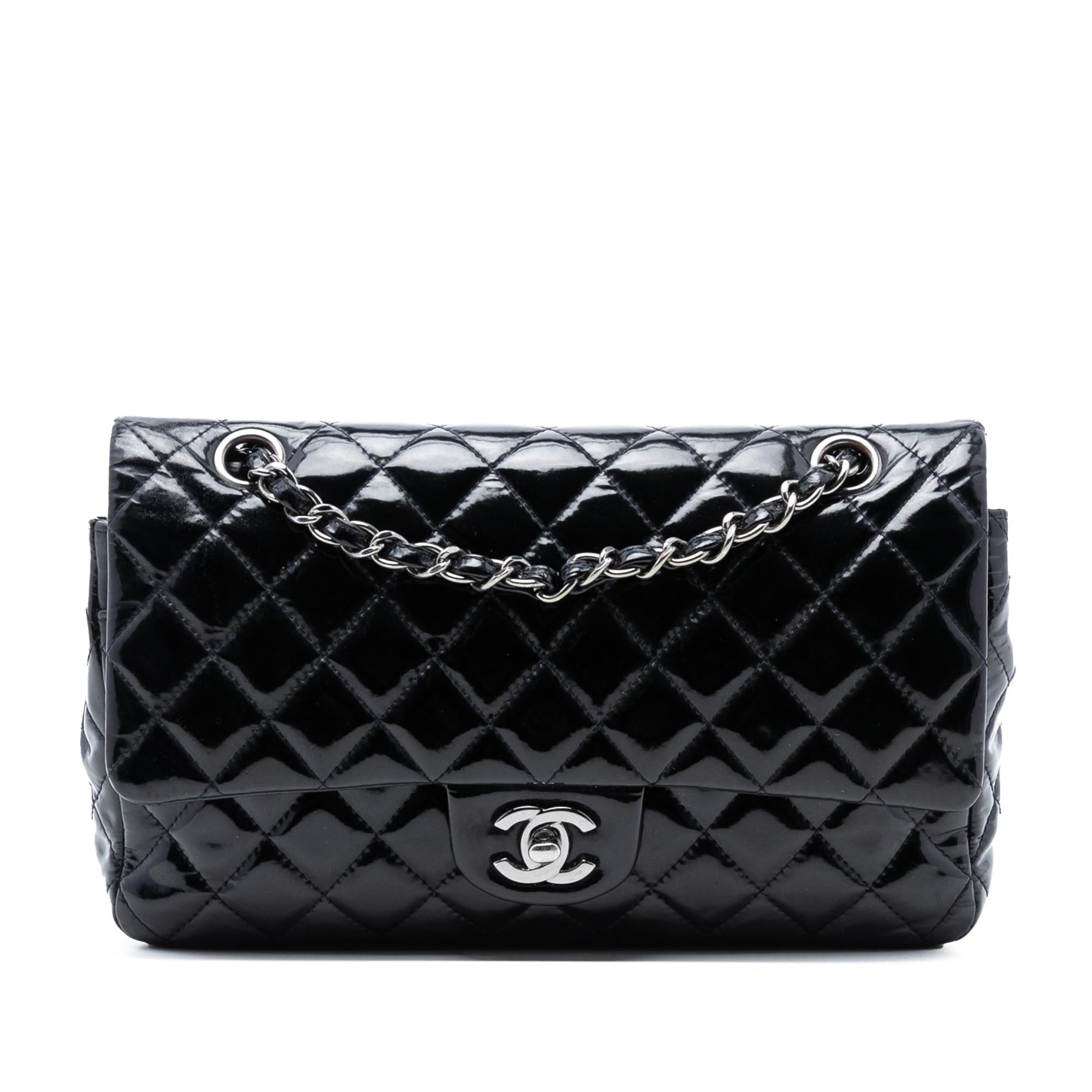 Chanel Medium Classic Patent Double Flap