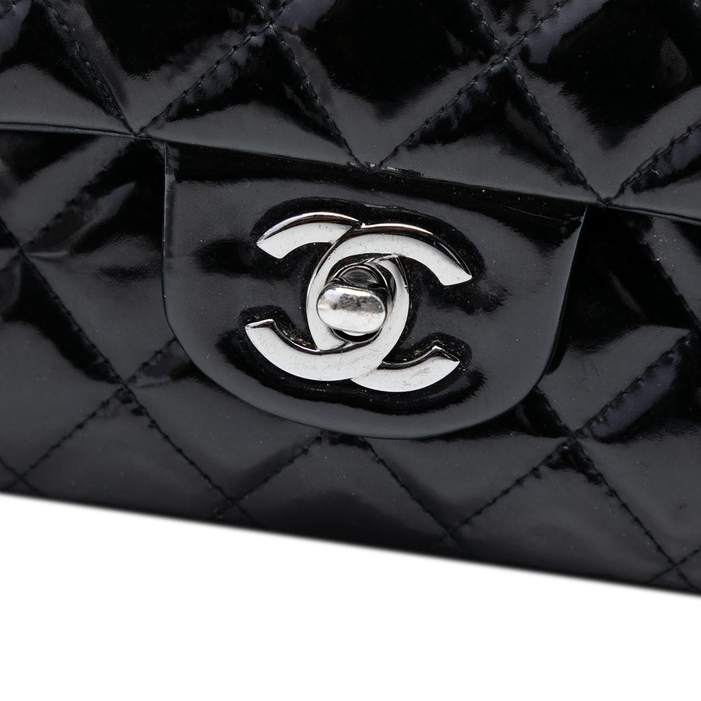 Chanel Medium Classic Patent Double Flap