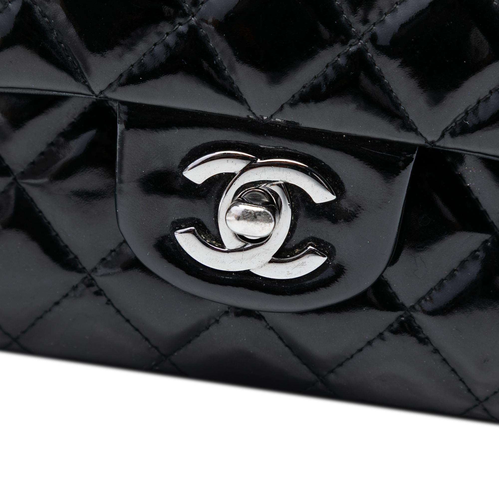 Chanel Medium Classic Patent Double Flap