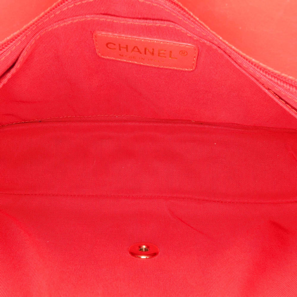 Chanel Medium Classic Patent Valentines Heart Charms Single Flap
