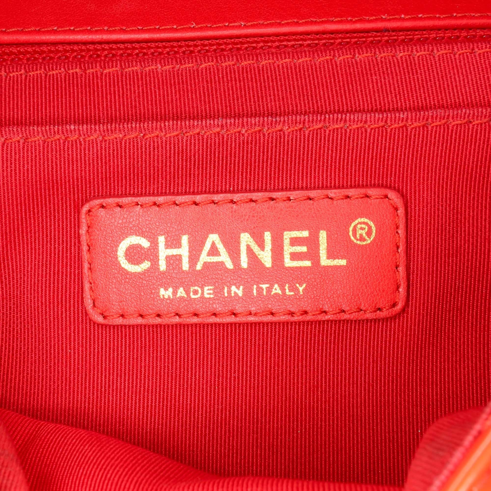 Chanel Medium Classic Patent Valentines Heart Charms Single Flap