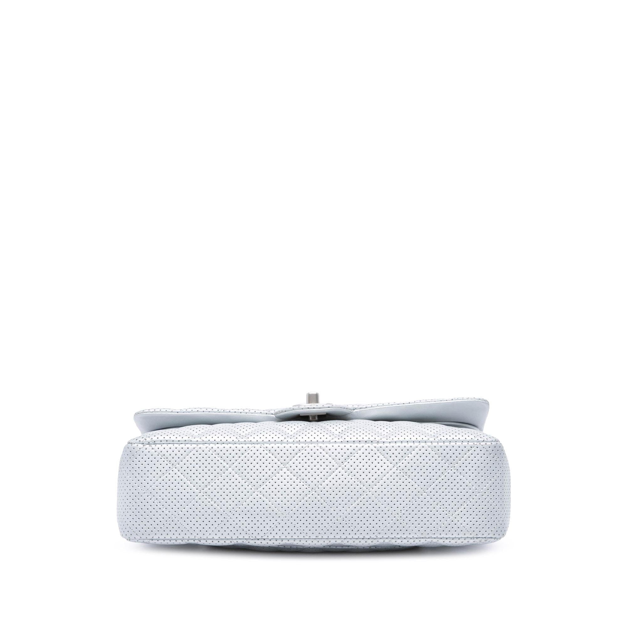 Chanel Medium Classic Perforated Lambskin Double Flap