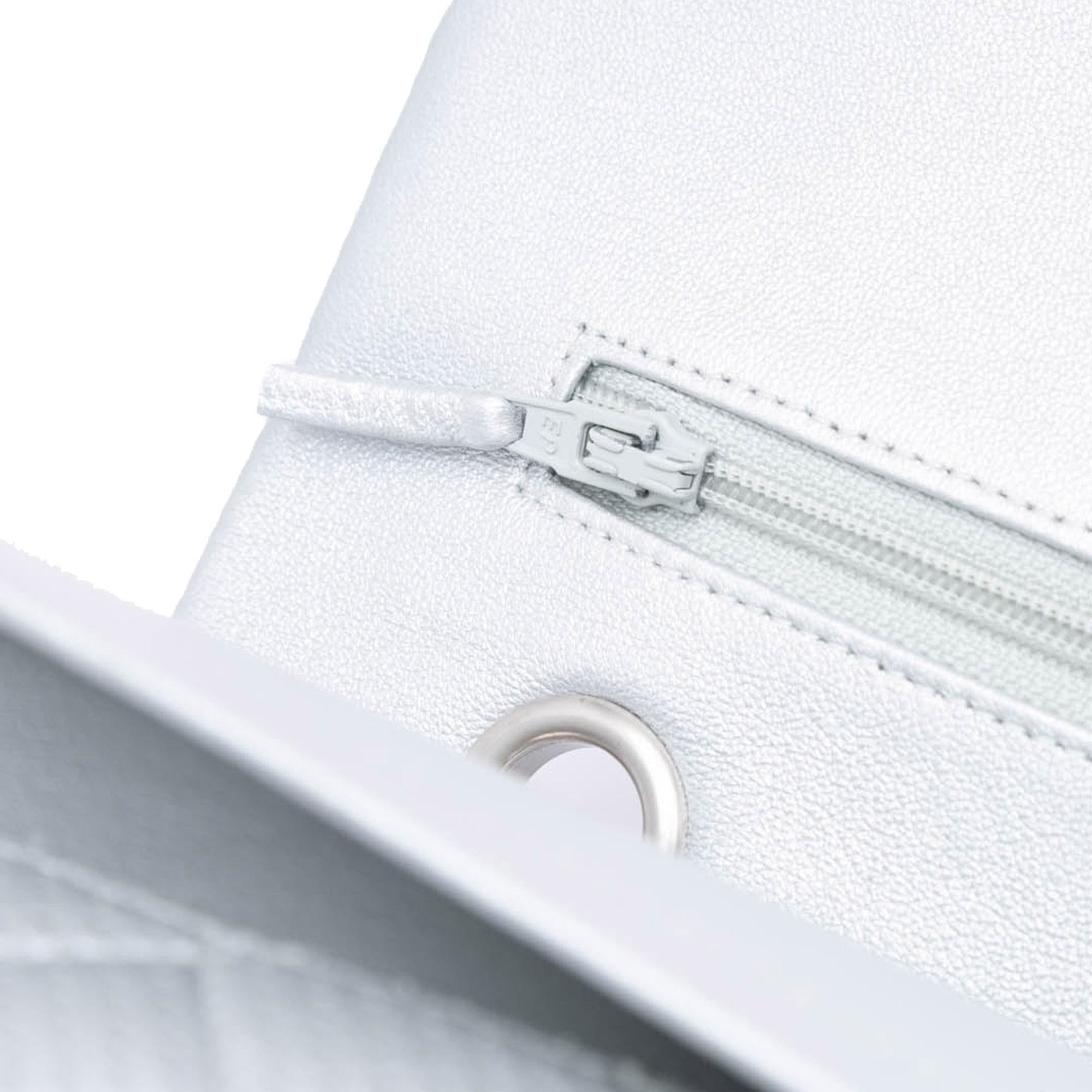 Chanel Medium Classic Perforated Lambskin Double Flap