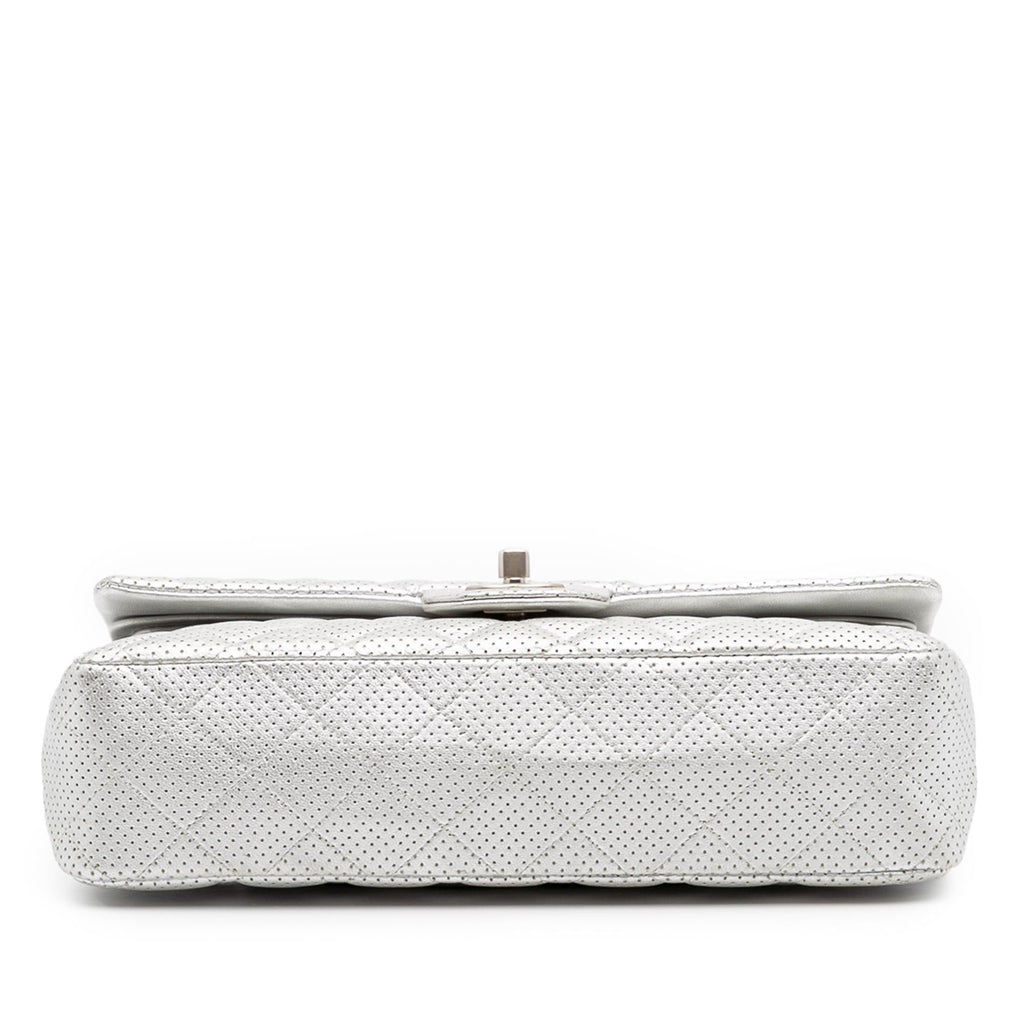 Chanel Medium Classic Perforated Lambskin Double Flap
