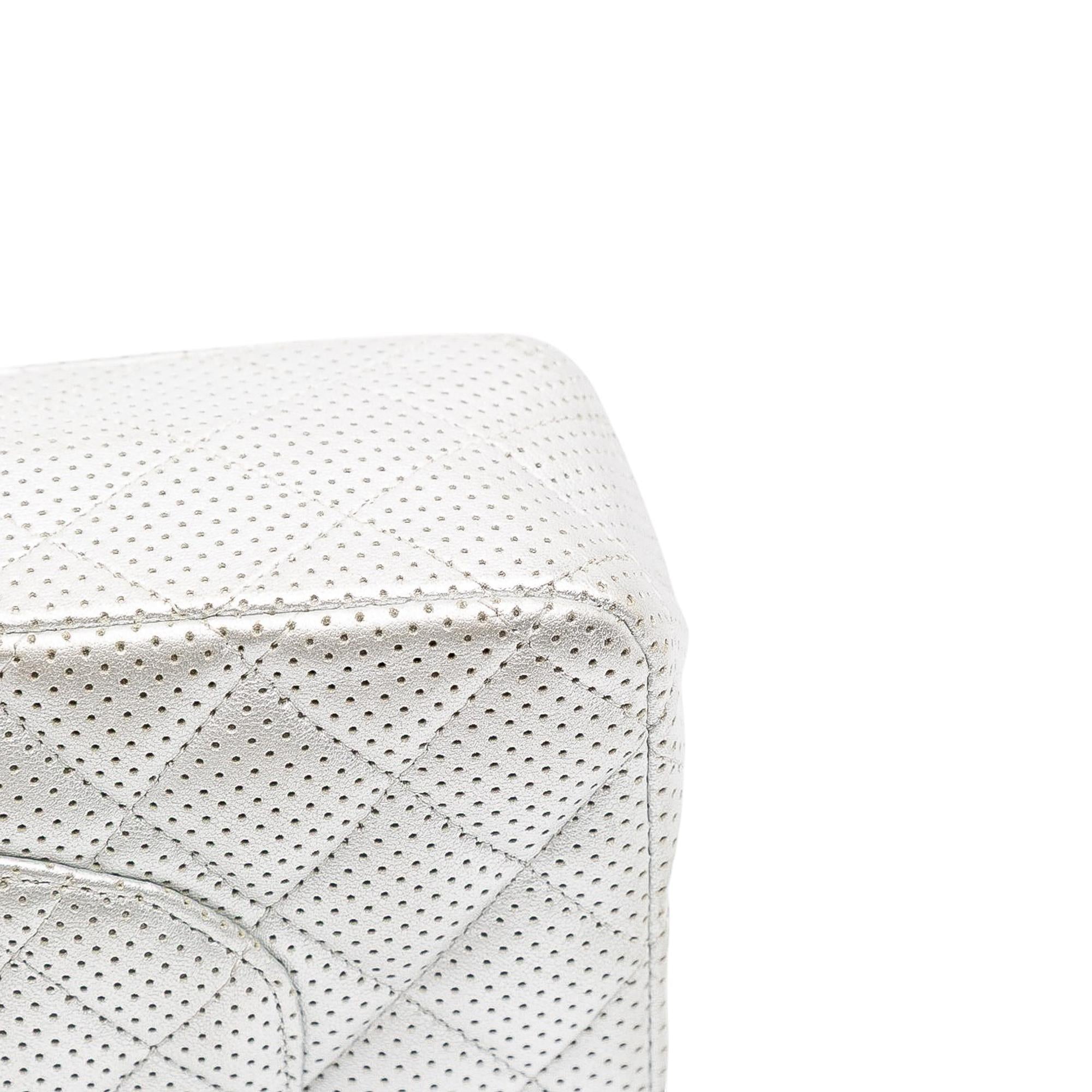Chanel Medium Classic Perforated Lambskin Double Flap