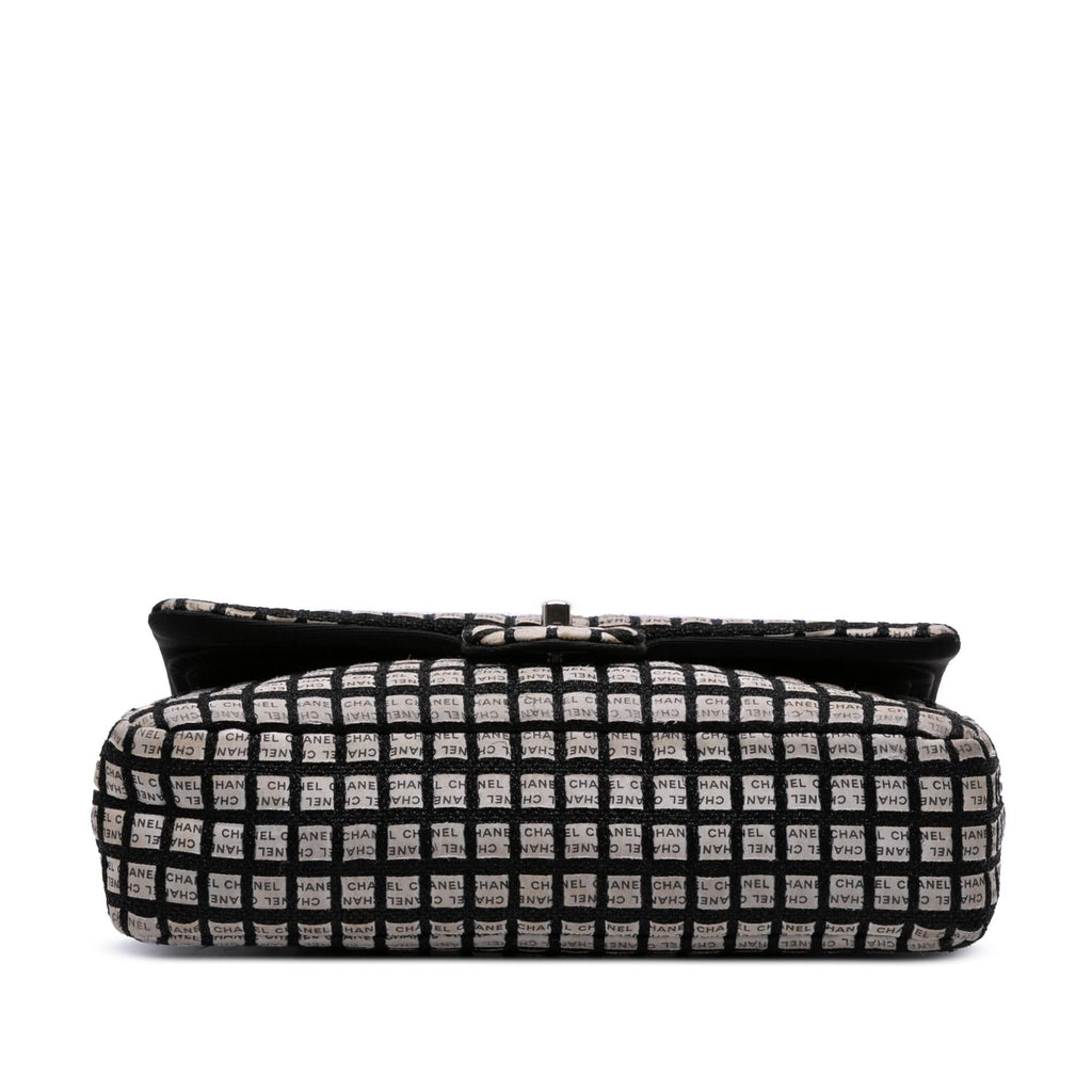 Chanel Medium Classic Ribbon Tweed Double Flap