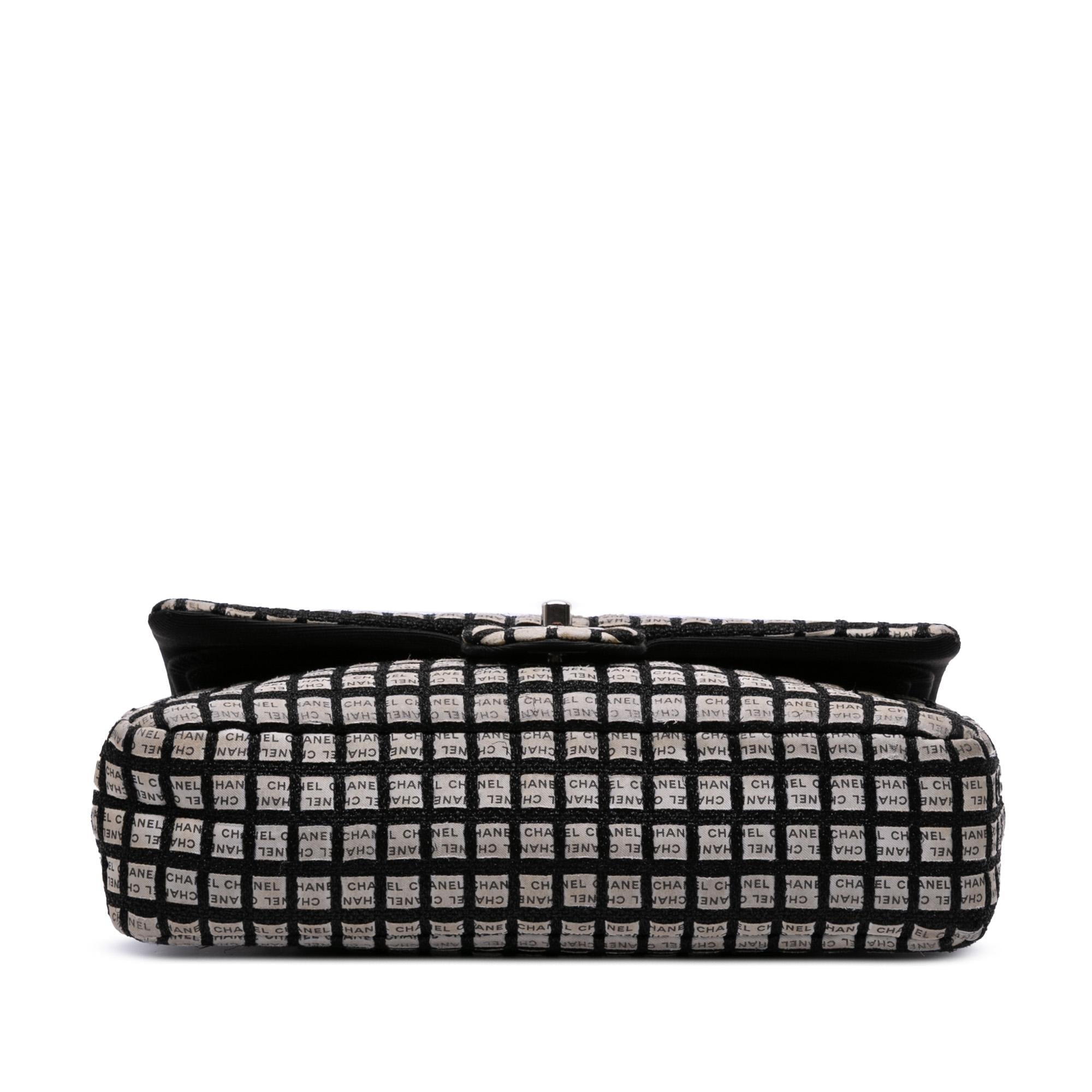 Chanel Medium Classic Ribbon Tweed Double Flap