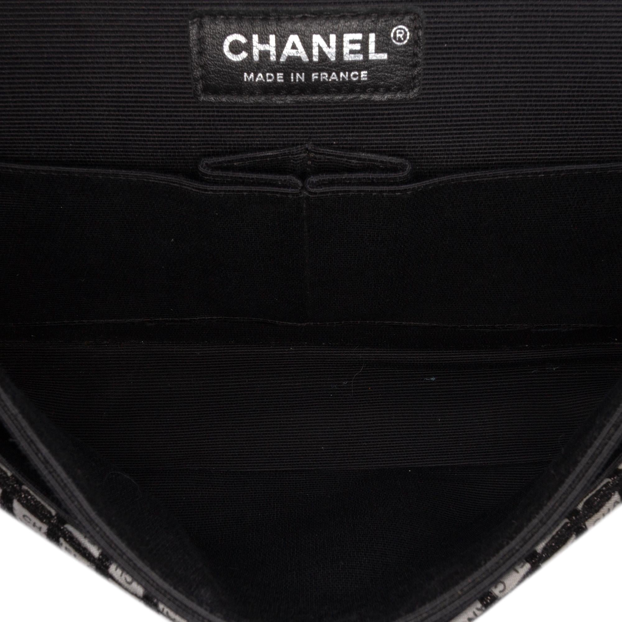 Chanel Medium Classic Ribbon Tweed Double Flap