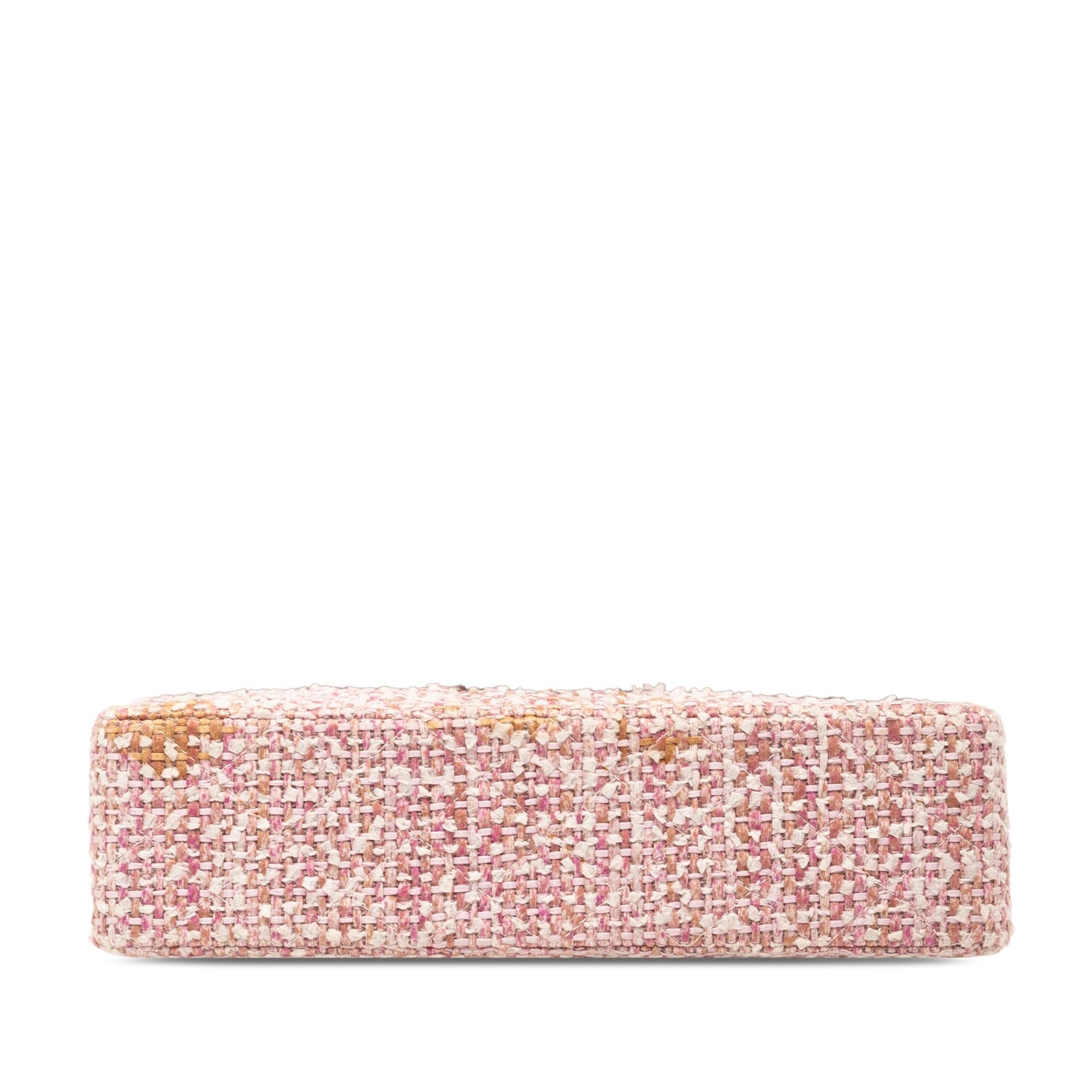 Chanel Medium Classic Tweed Double Flap