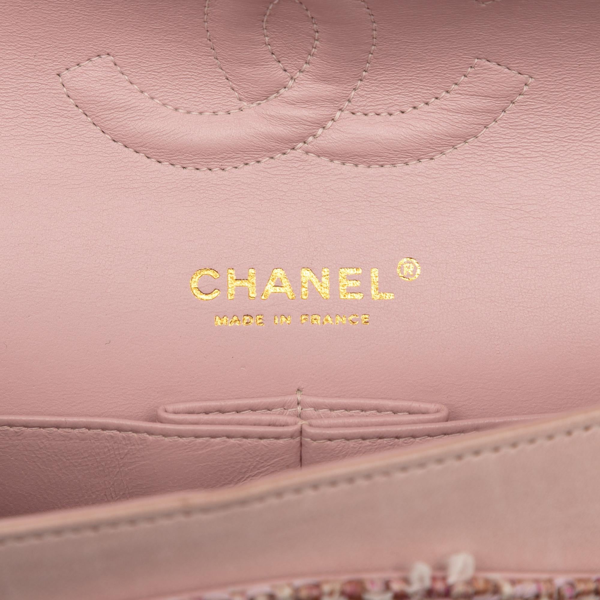 Chanel Medium Classic Tweed Double Flap