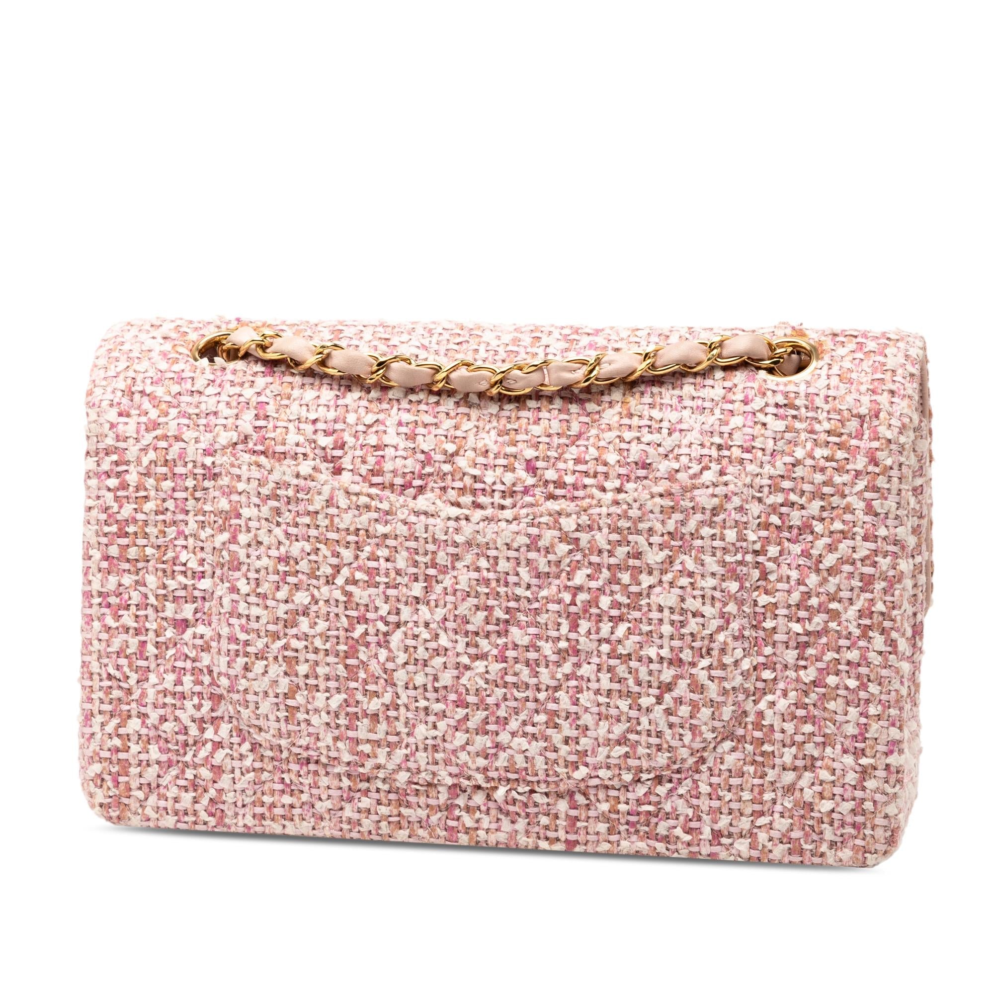 Chanel Medium Classic Tweed Double Flap