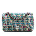 Chanel Medium Classic Tweed Double Flap